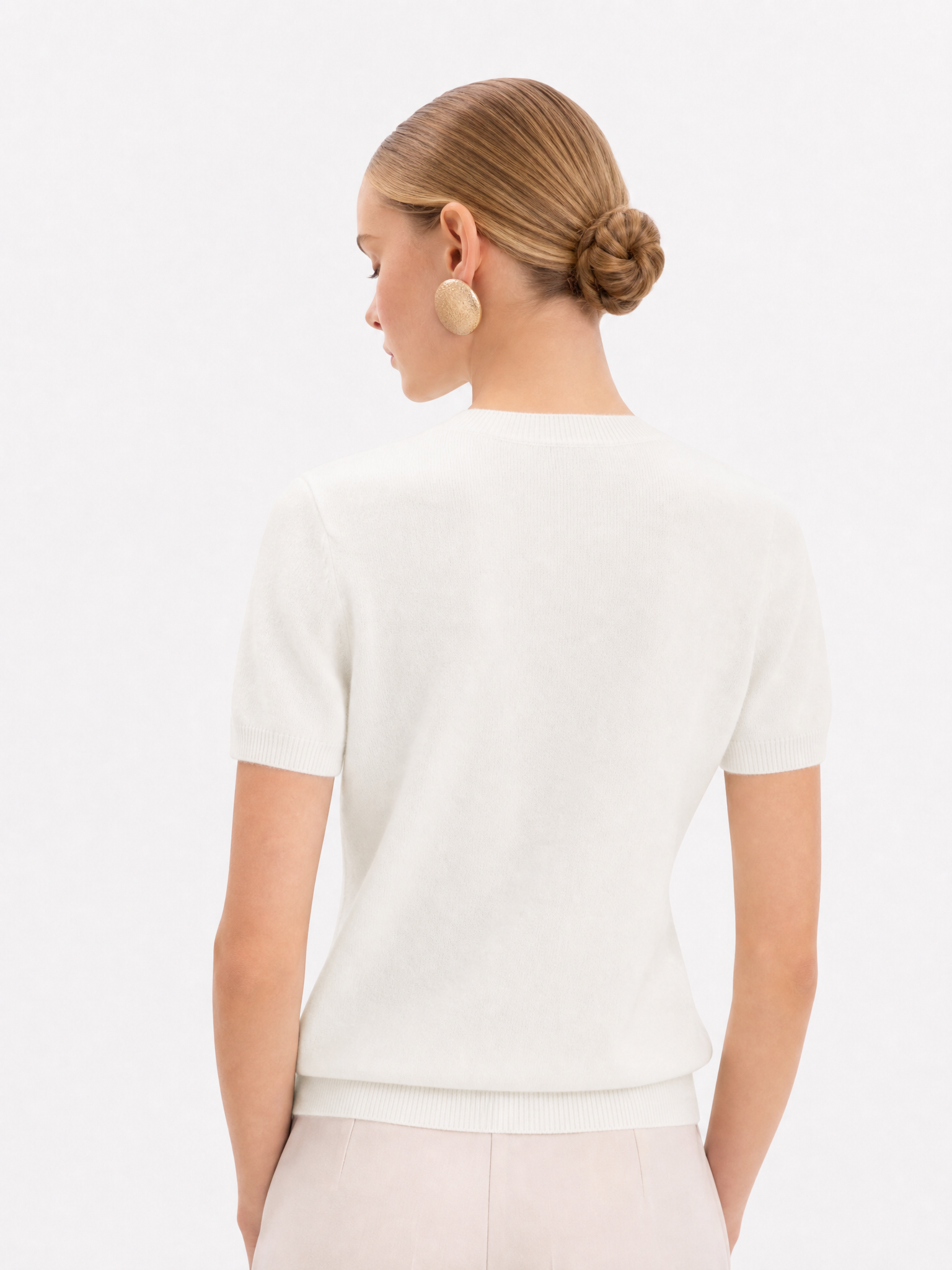 100% Mongolian Cashmere Lightweight Tee