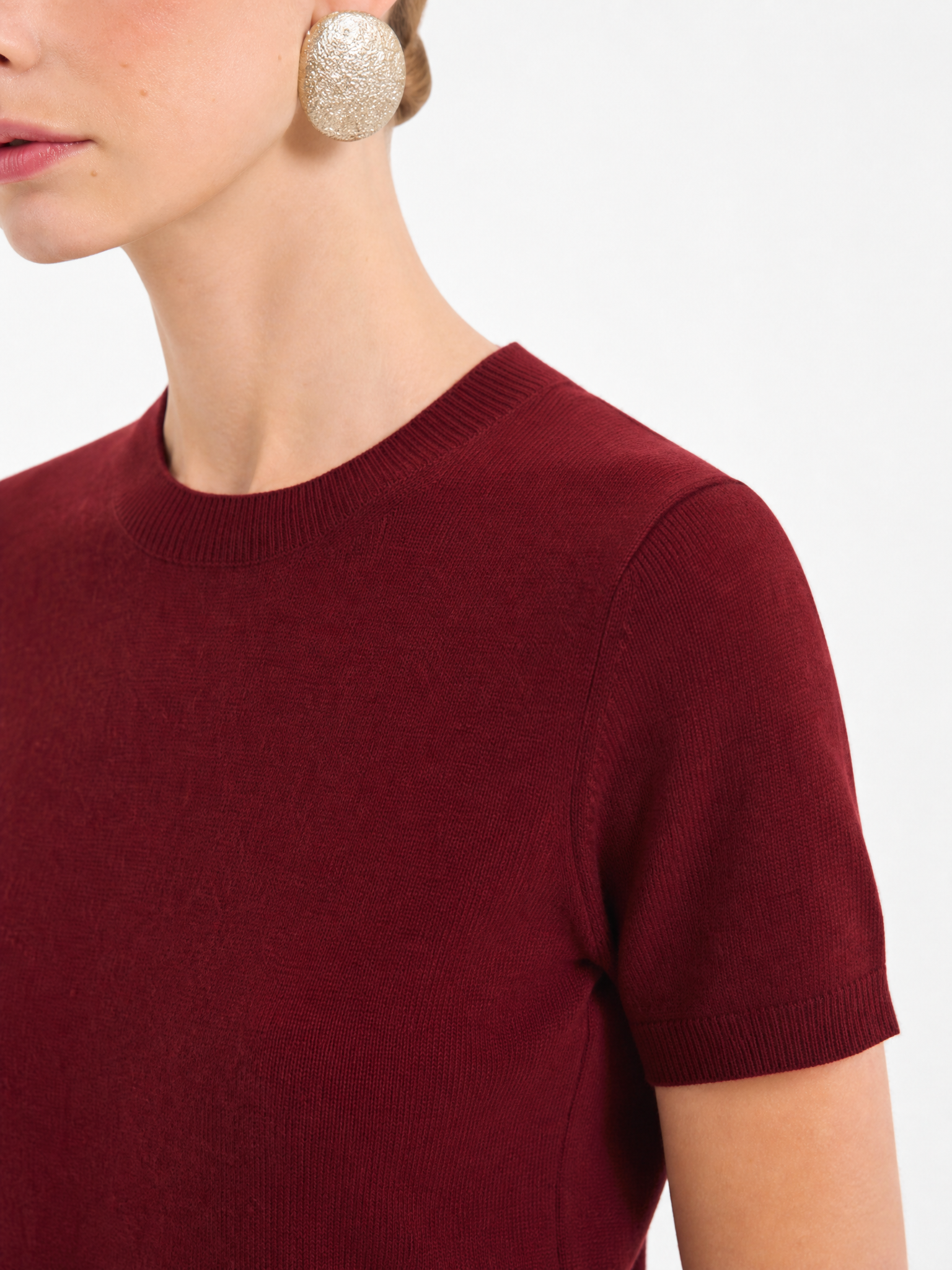 Superfine Grade-A 100% Cashmere Lightweight Breathable Knit Top