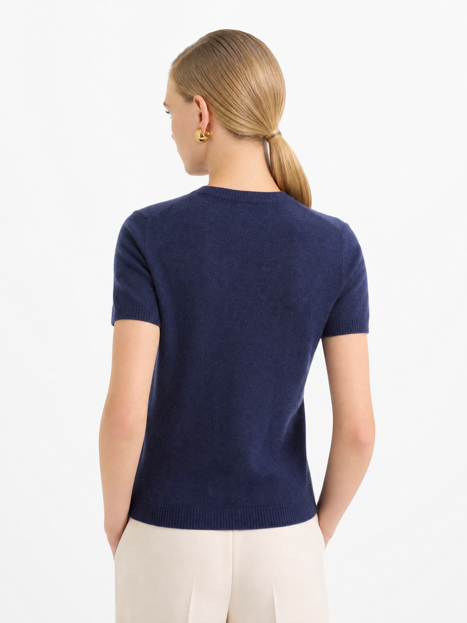 100% Mongolian Cashmere Lightweight Tee