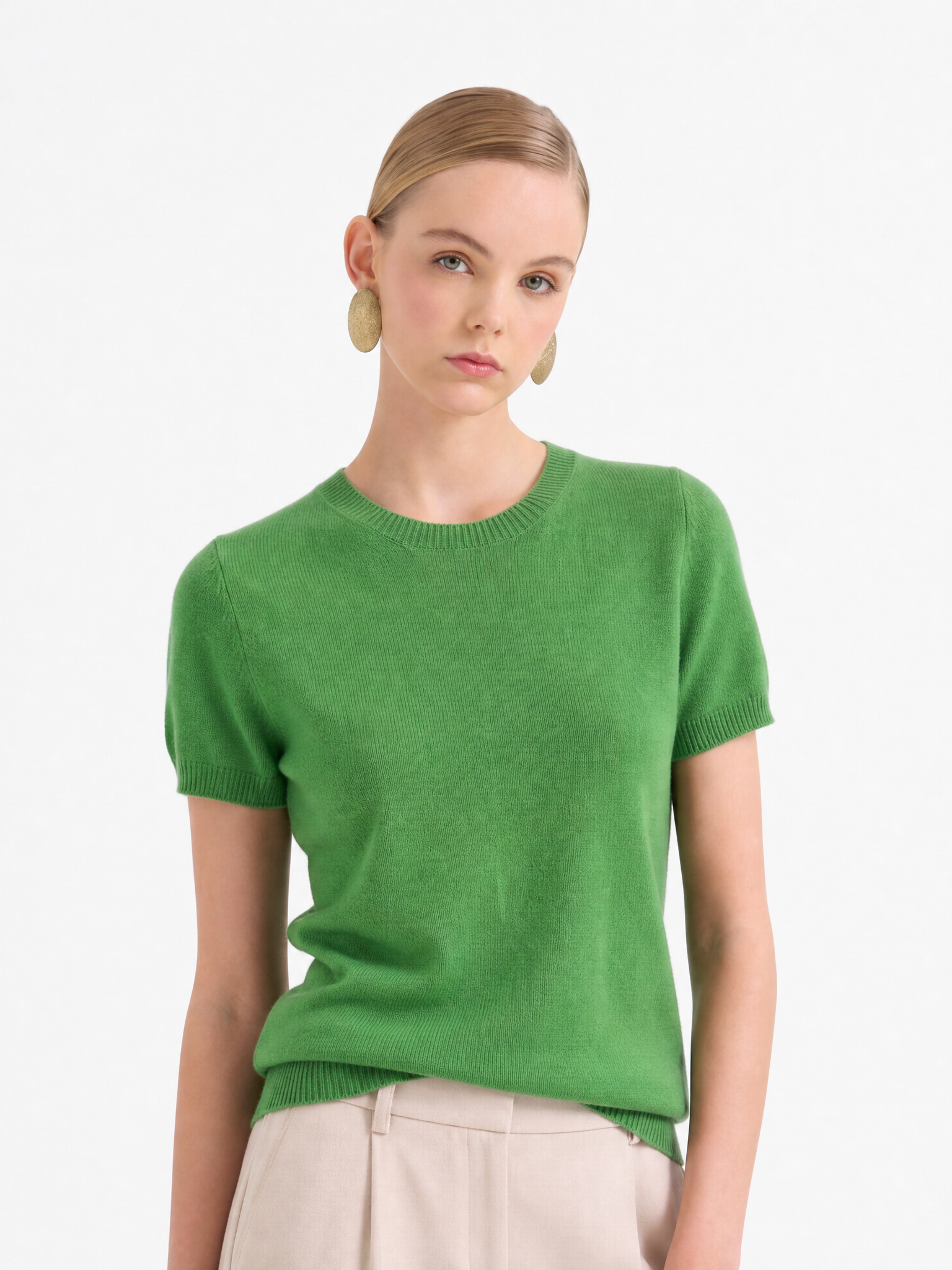 100% Mongolian Cashmere Lightweight Tee