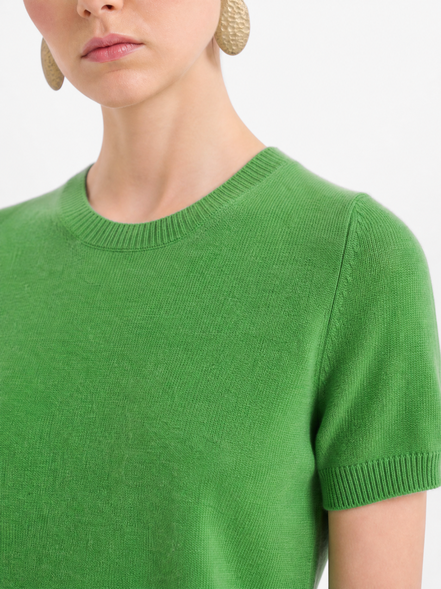 Superfine Grade-A 100% Cashmere Lightweight Breathable Knit Top