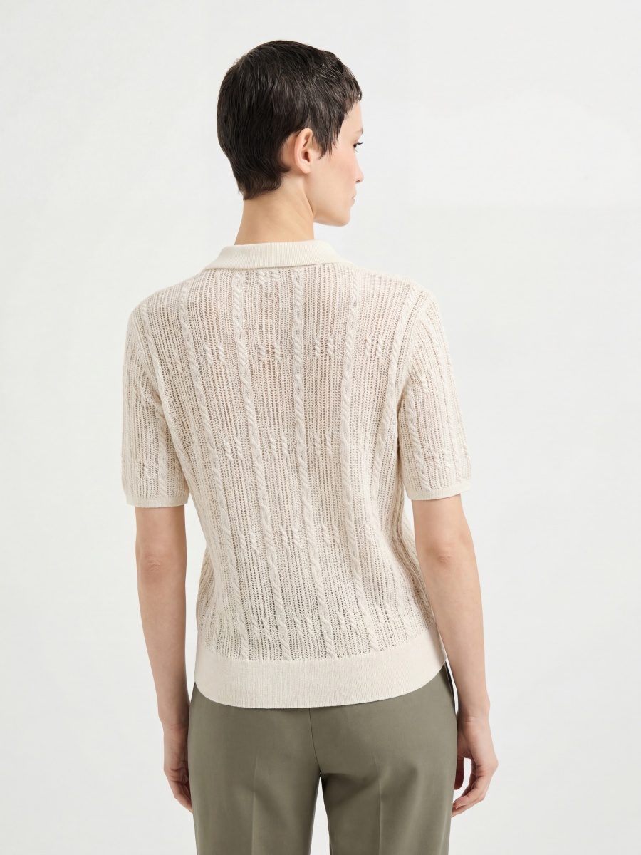 Wool Short Sleeve Knit Cardigans