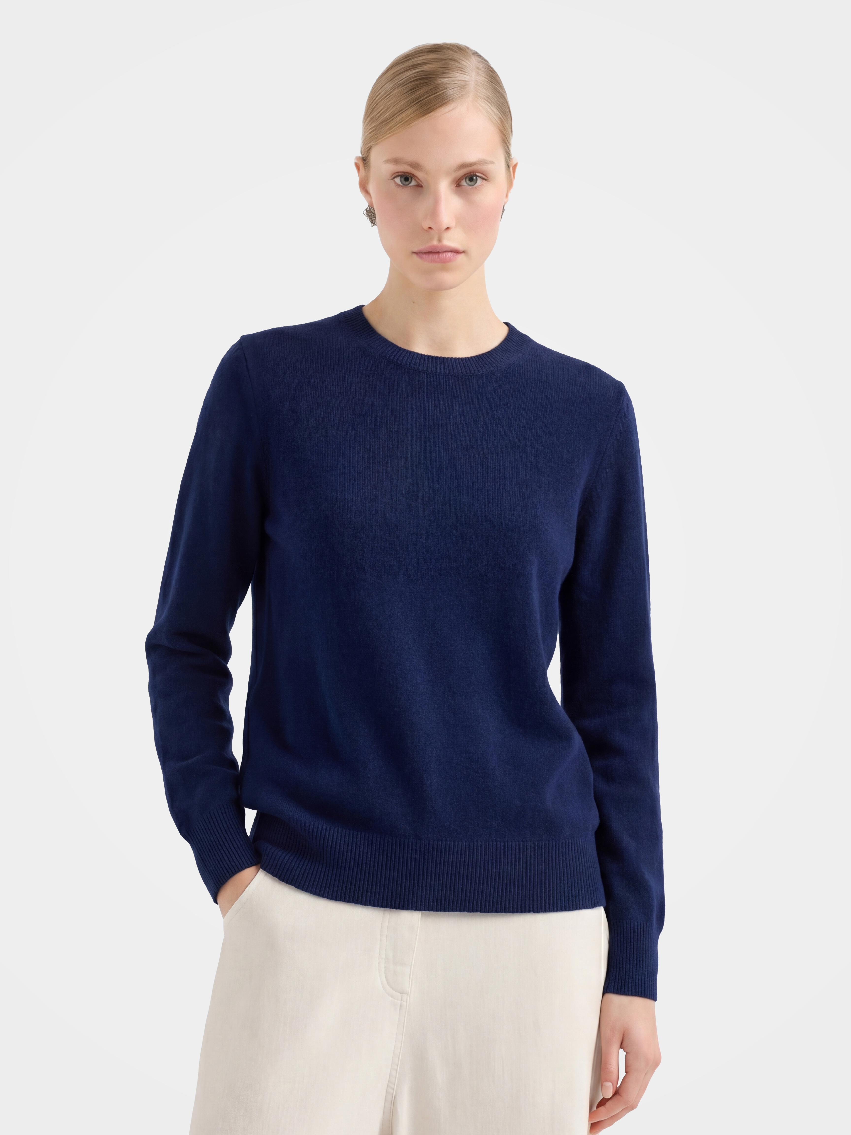 100% Mongolian Cashmere Crewneck Sweater