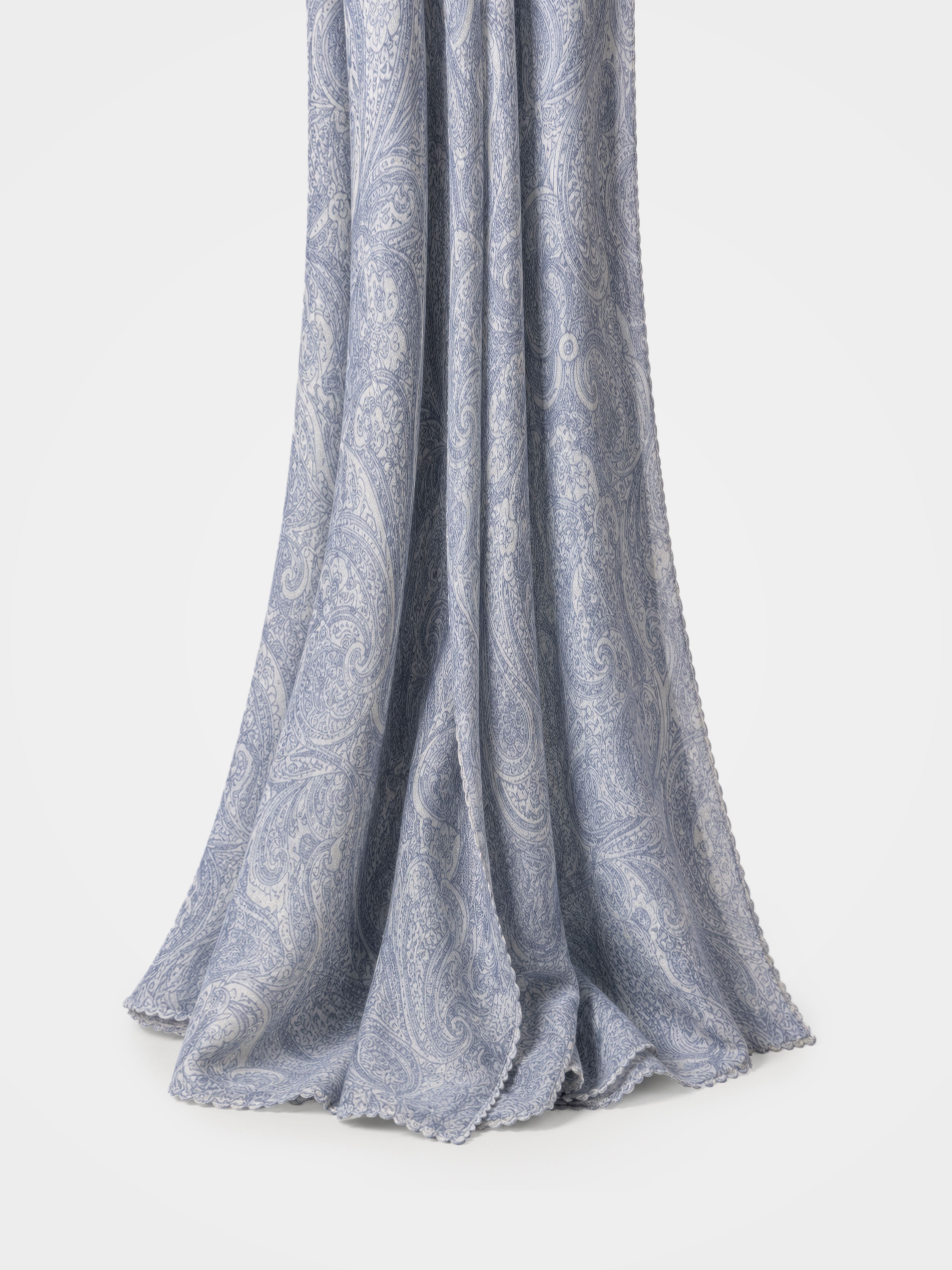Refined 100% Cashmere Printed Shawl Scarf