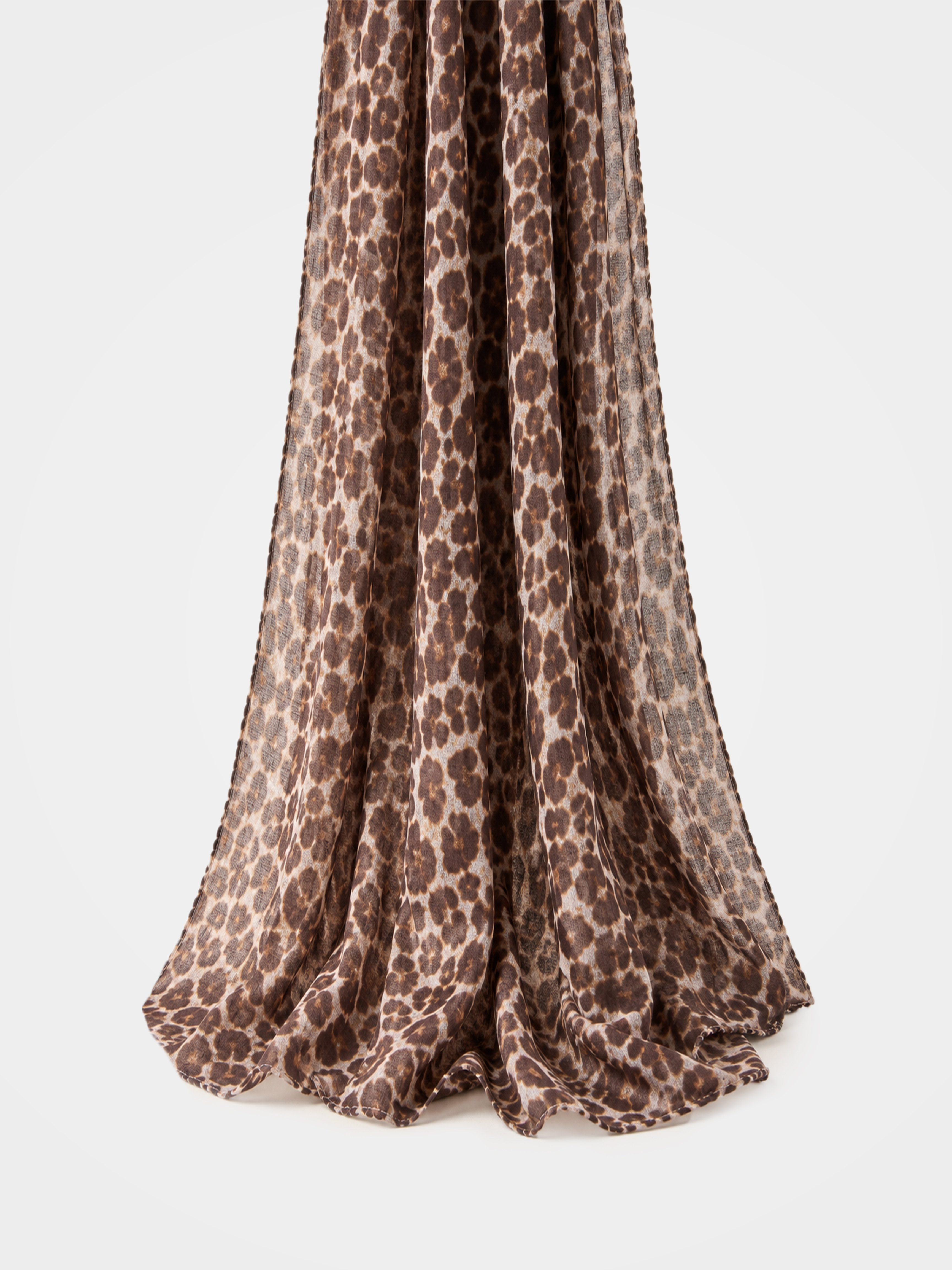 Premium 100% Cashmere Floral Print Scarf