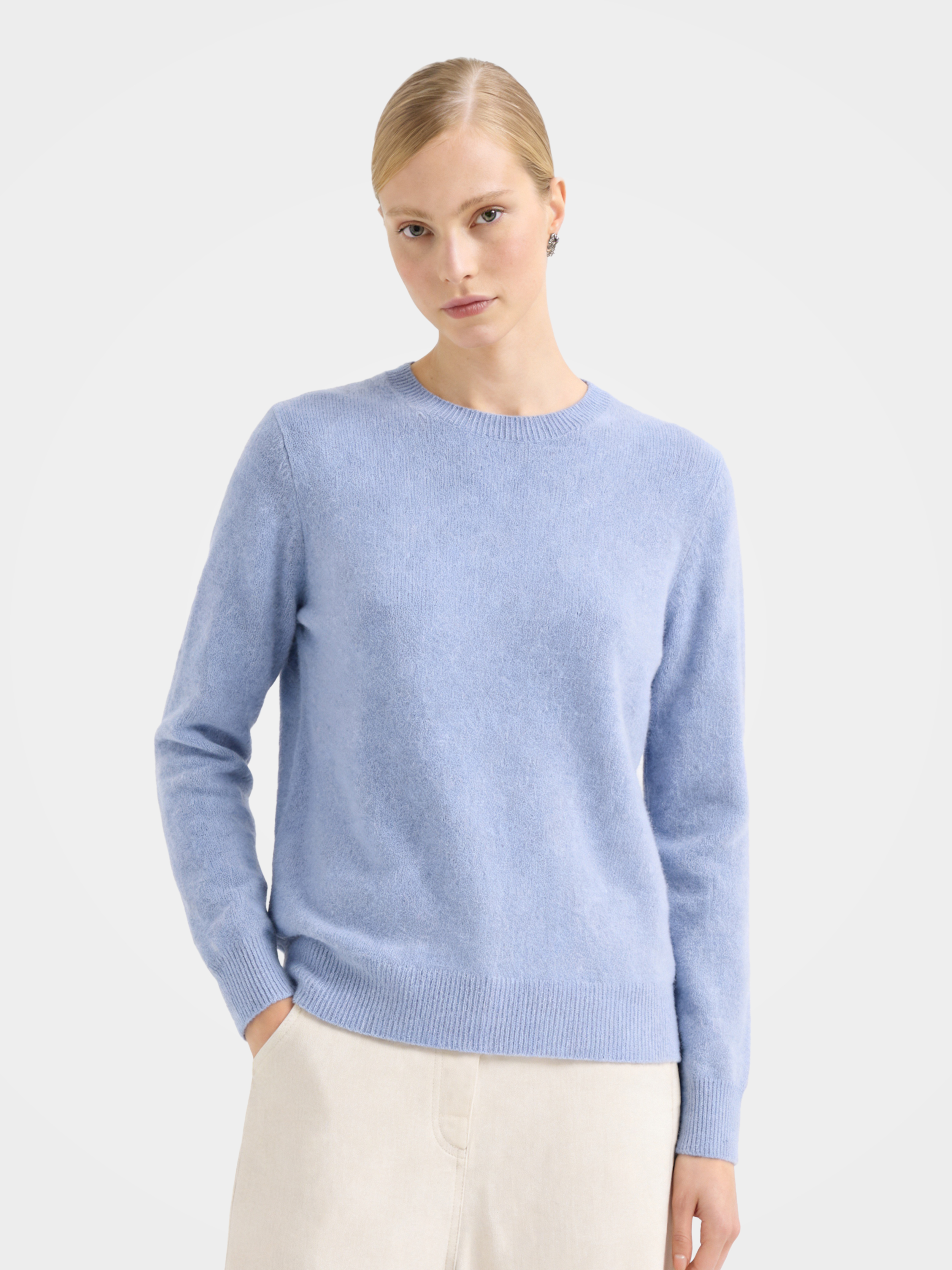 100% Mongolian Cashmere Crewneck Sweater