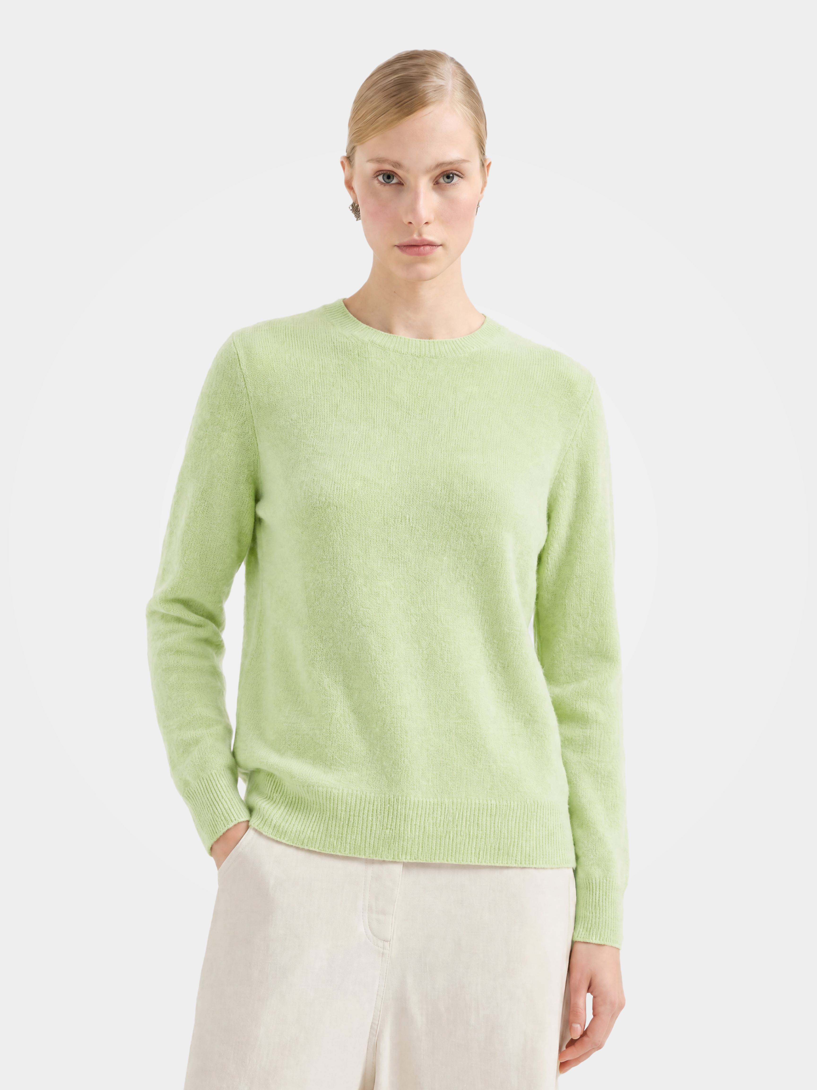 100% Mongolian Cashmere Crewneck Sweater