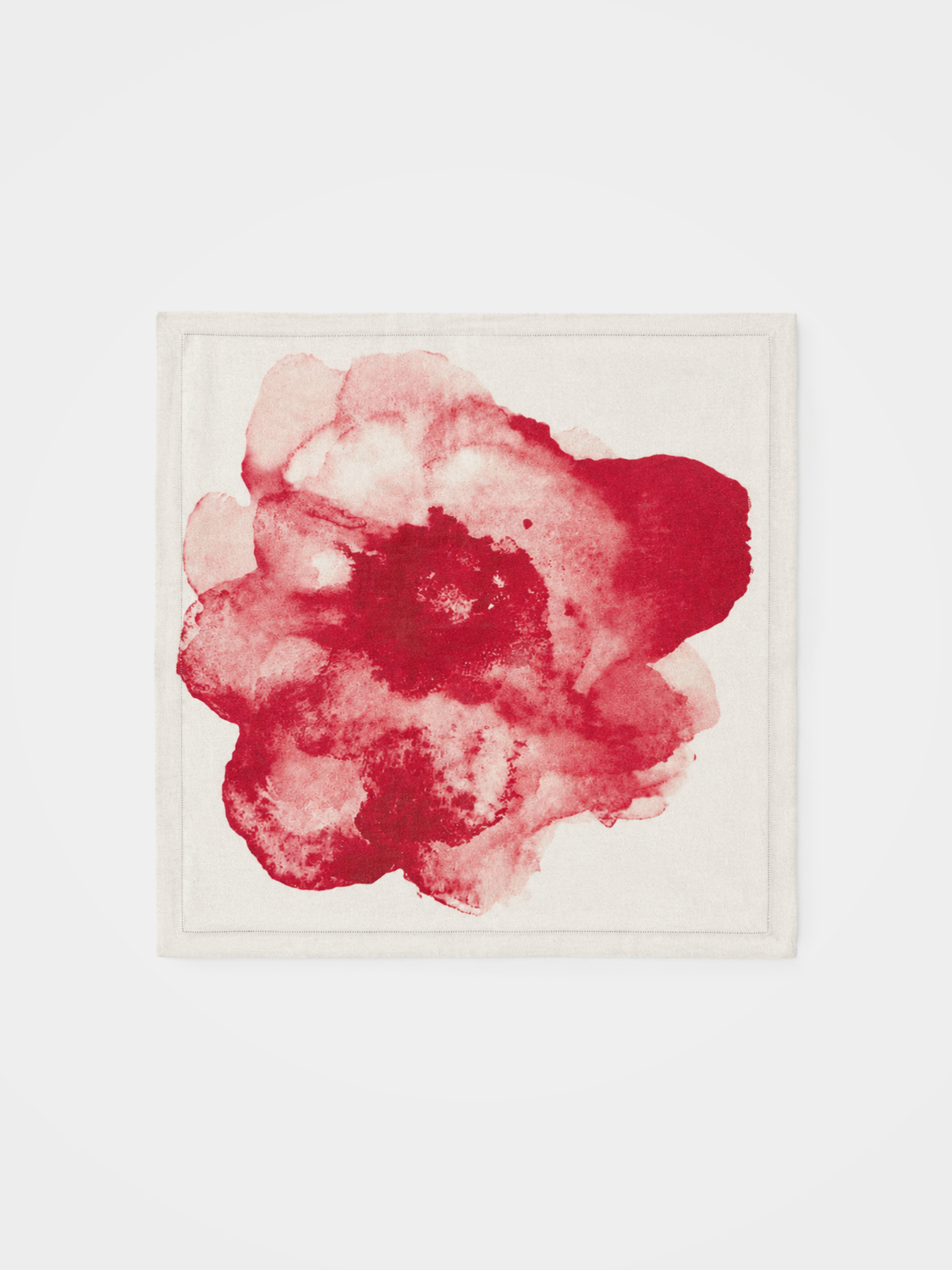 100% Cashmere Textured Floral Pattern Square Scarf