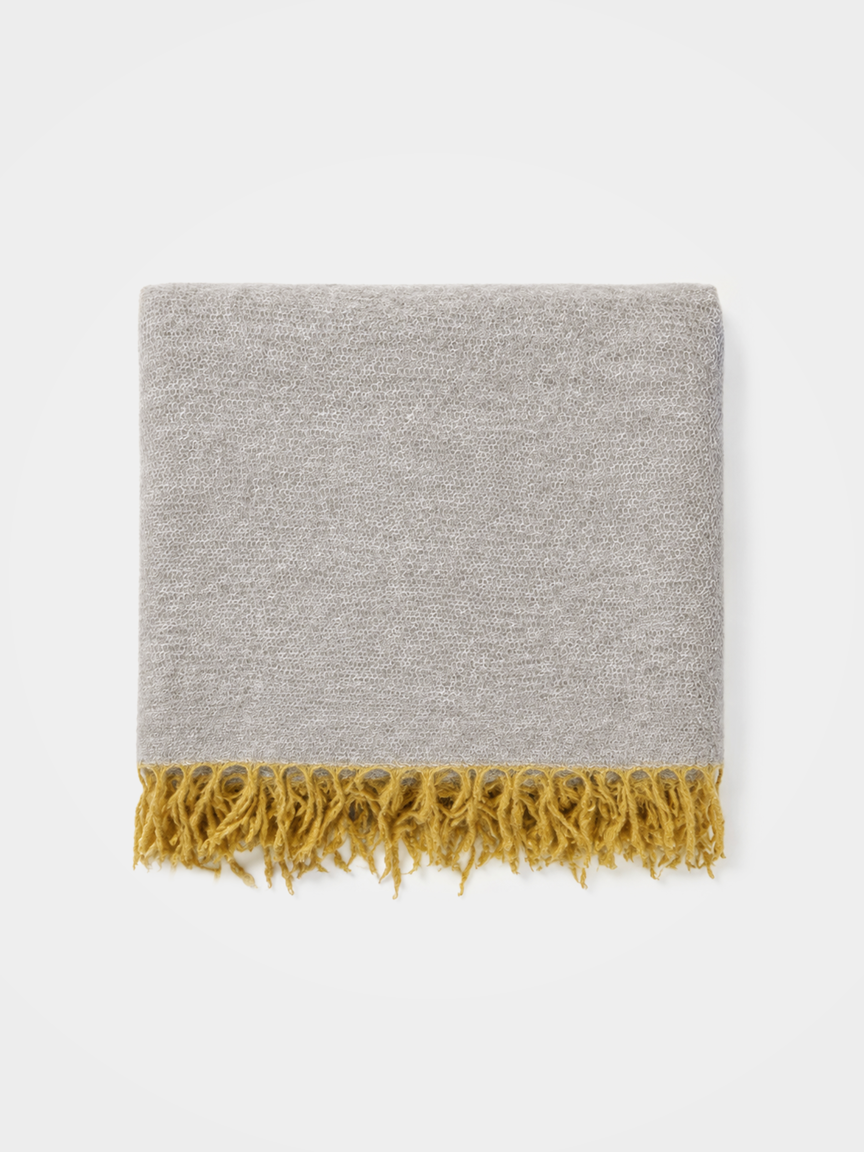 100% Cashmere Classic Plain Tassel Fringe Long Scarf