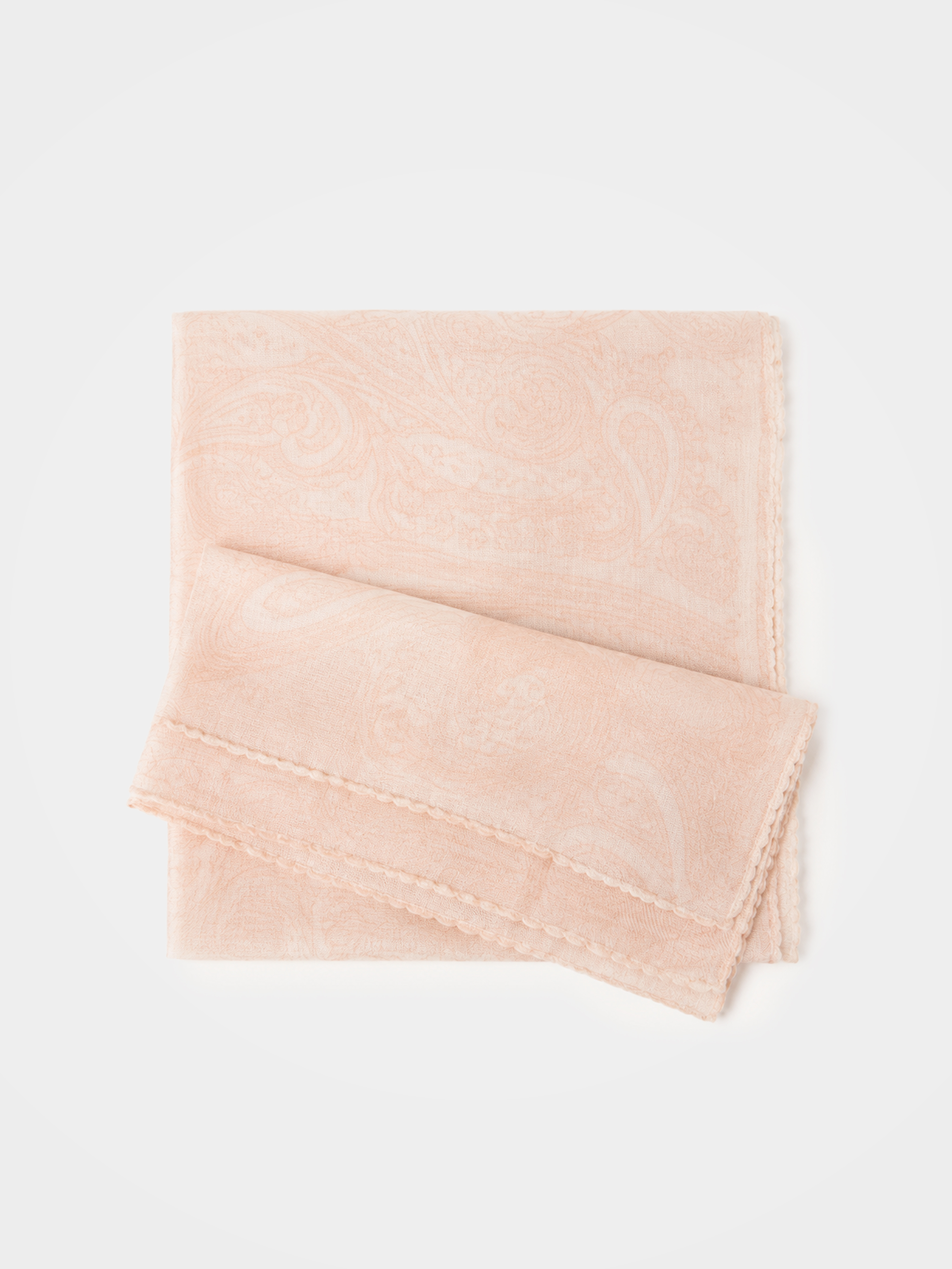 Refined 100% Cashmere Printed Shawl Scarf