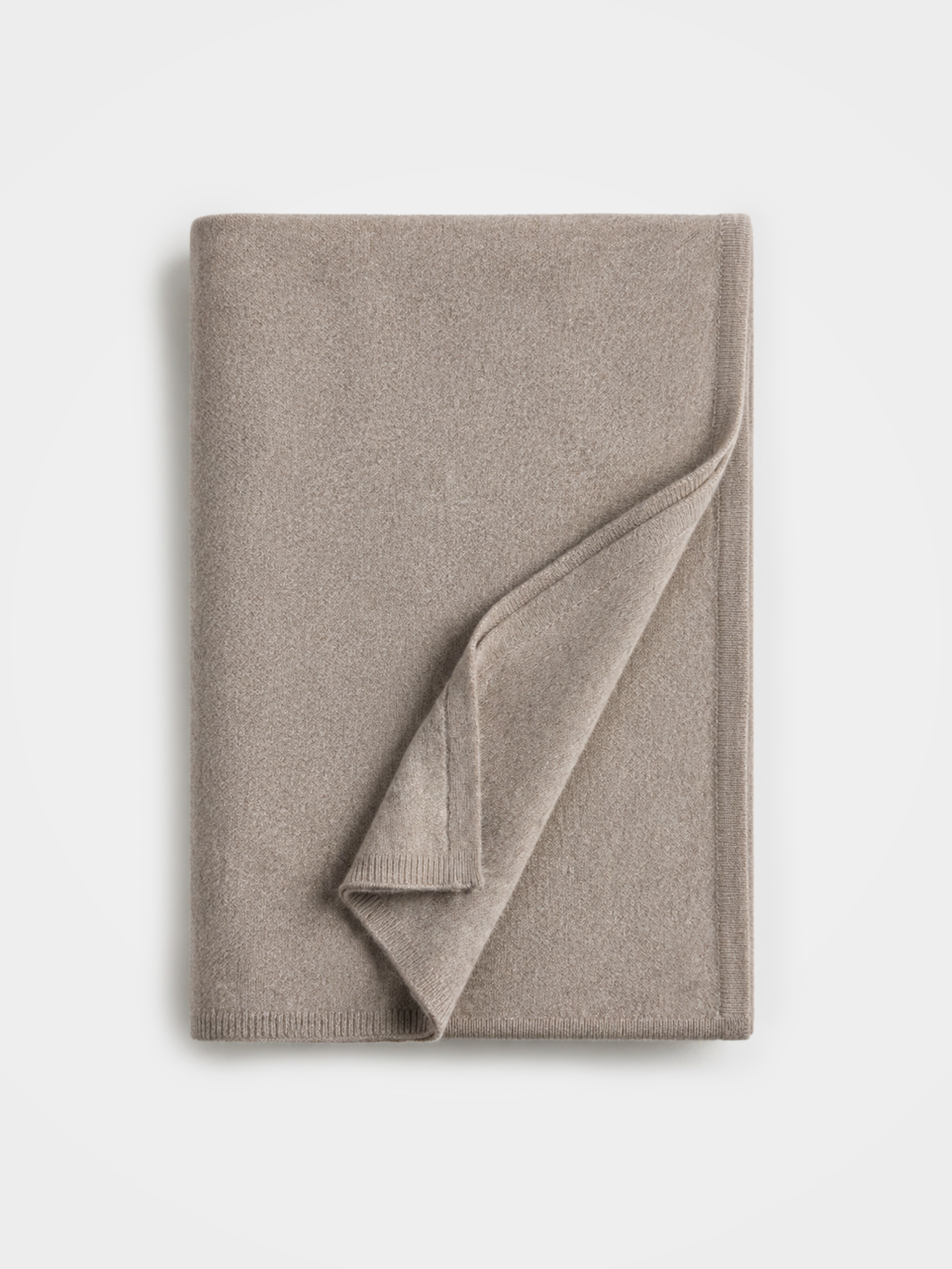100% Cashmere Soft Plain Knit Throw Blanket