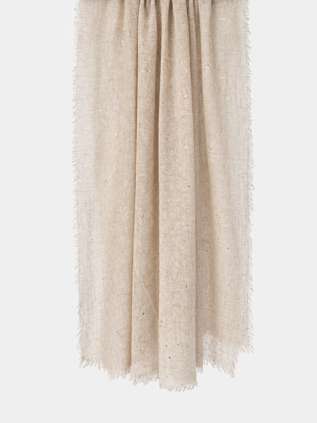 [Copy]100% Cashmere Herringbone Fringe Long Scarf
