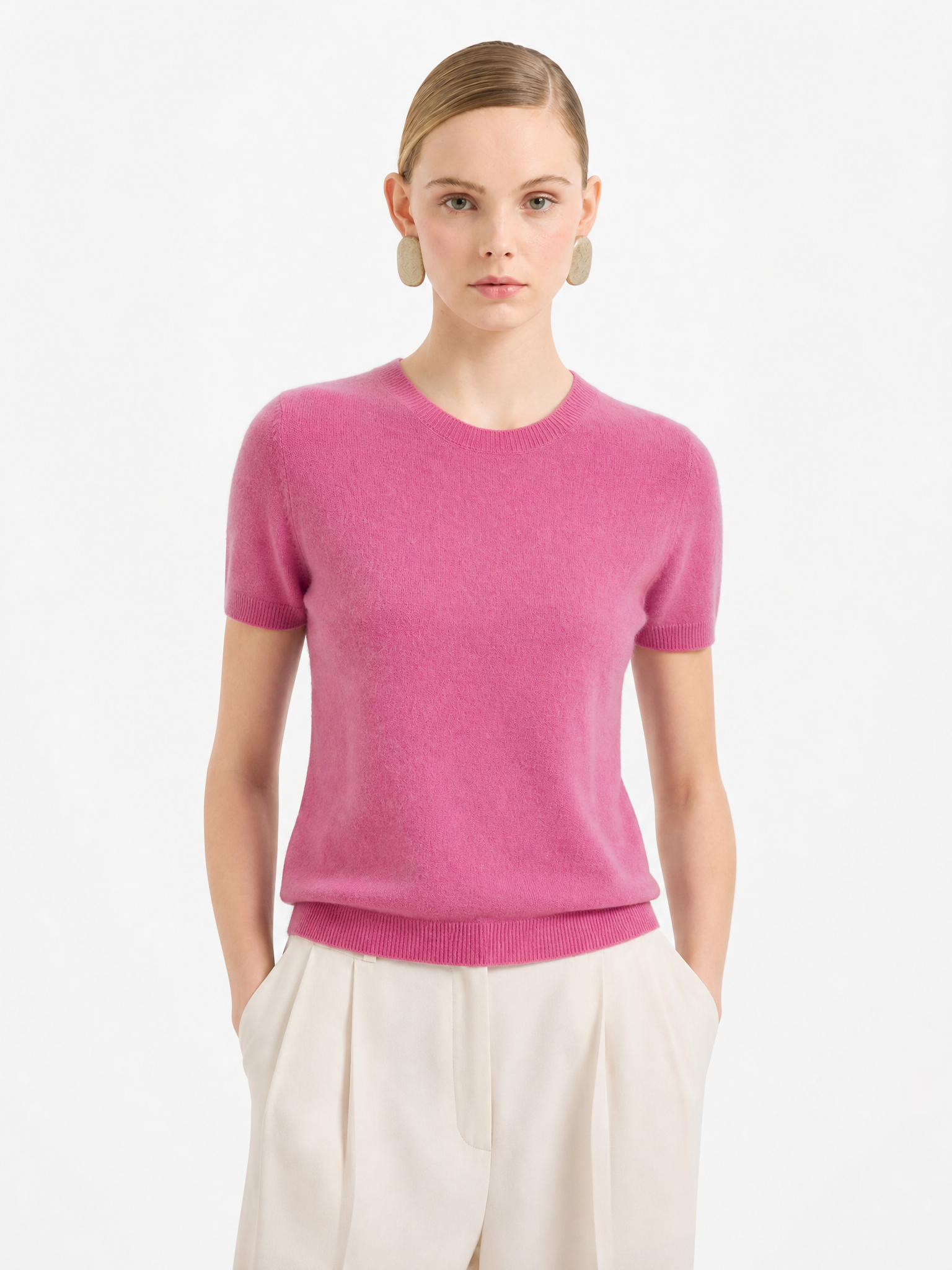 100% Mongolian Cashmere Lightweight Tee