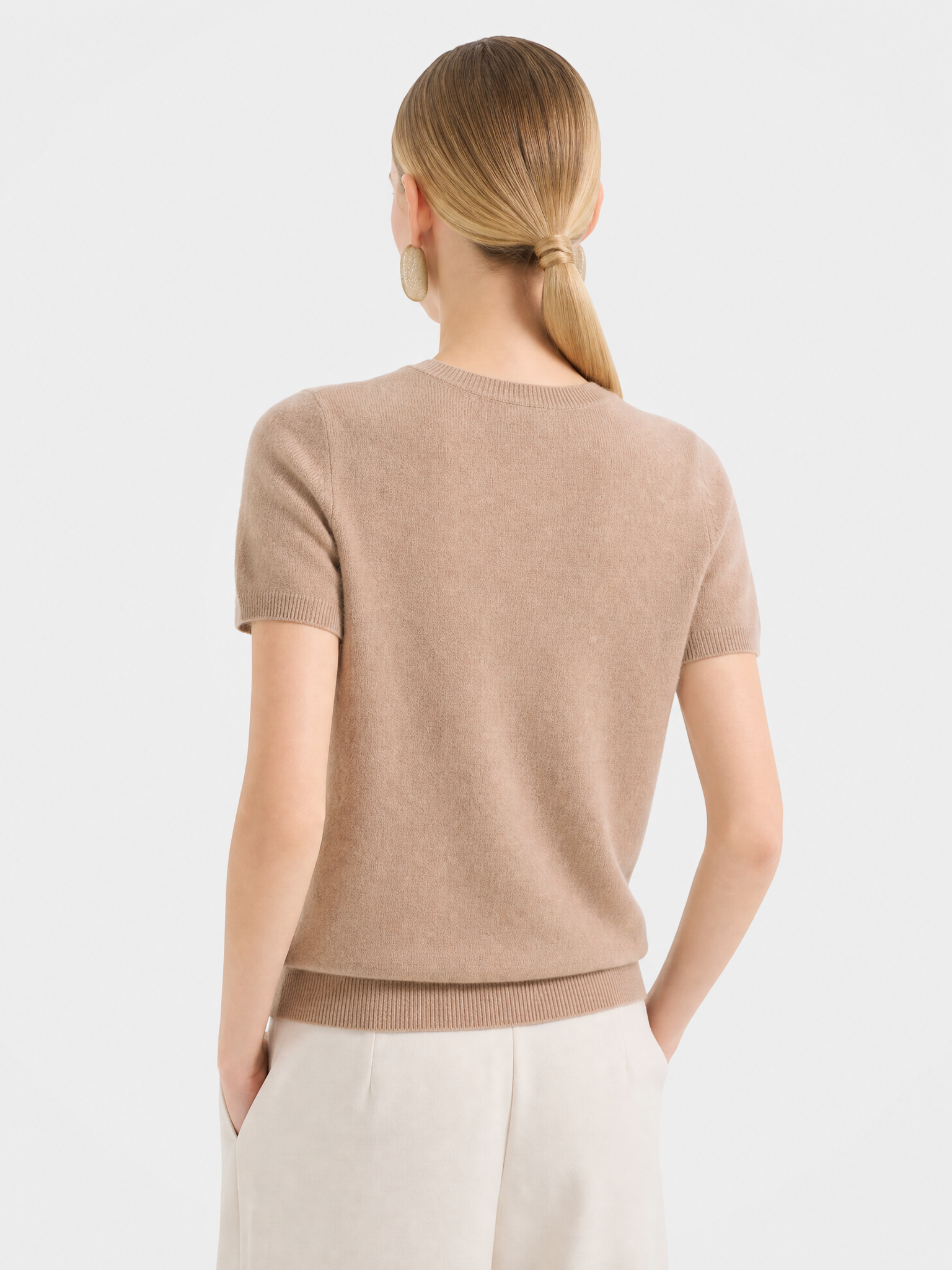 100% Mongolian Cashmere Lightweight Tee