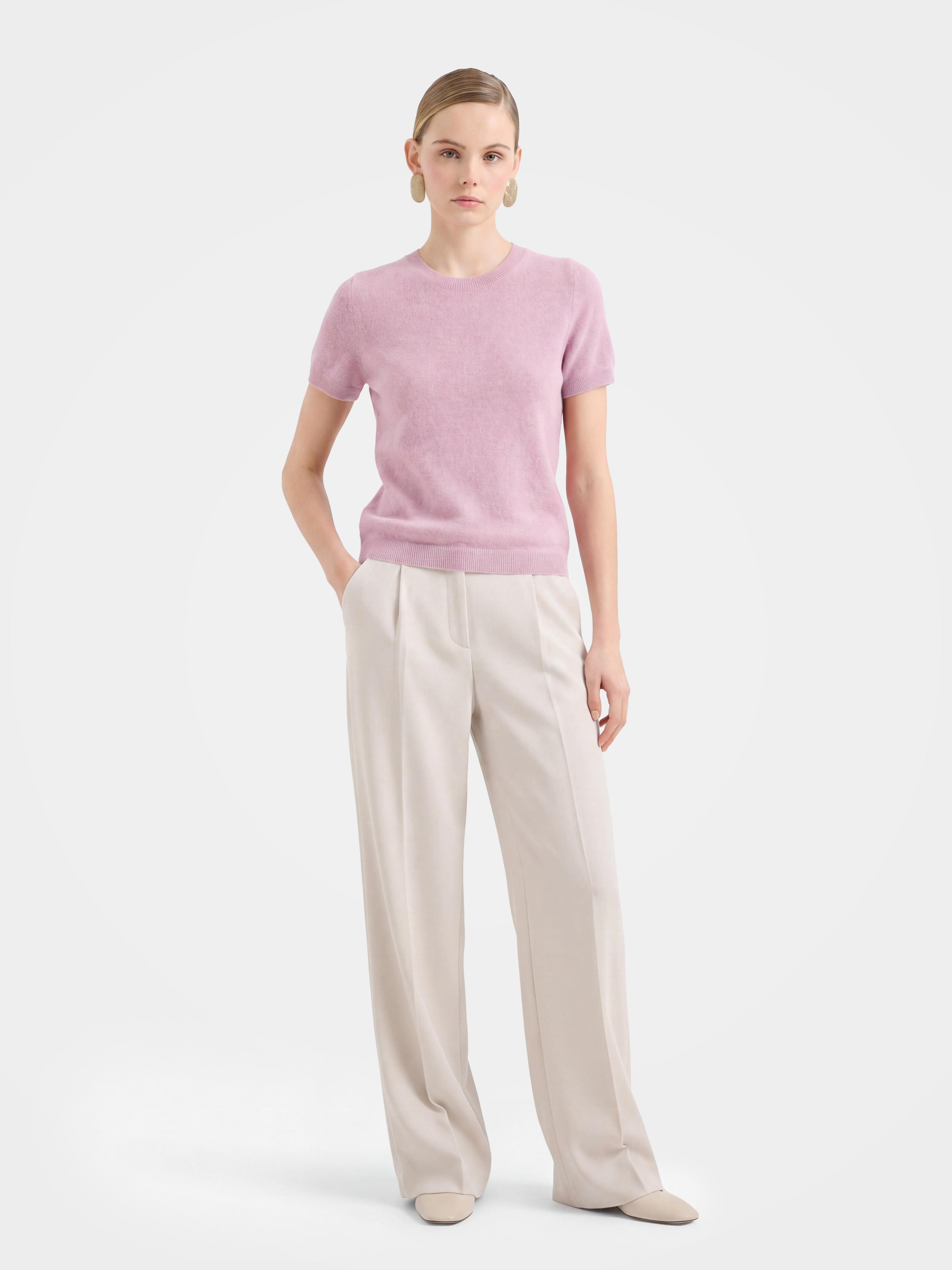 100% Mongolian Cashmere Lightweight Tee