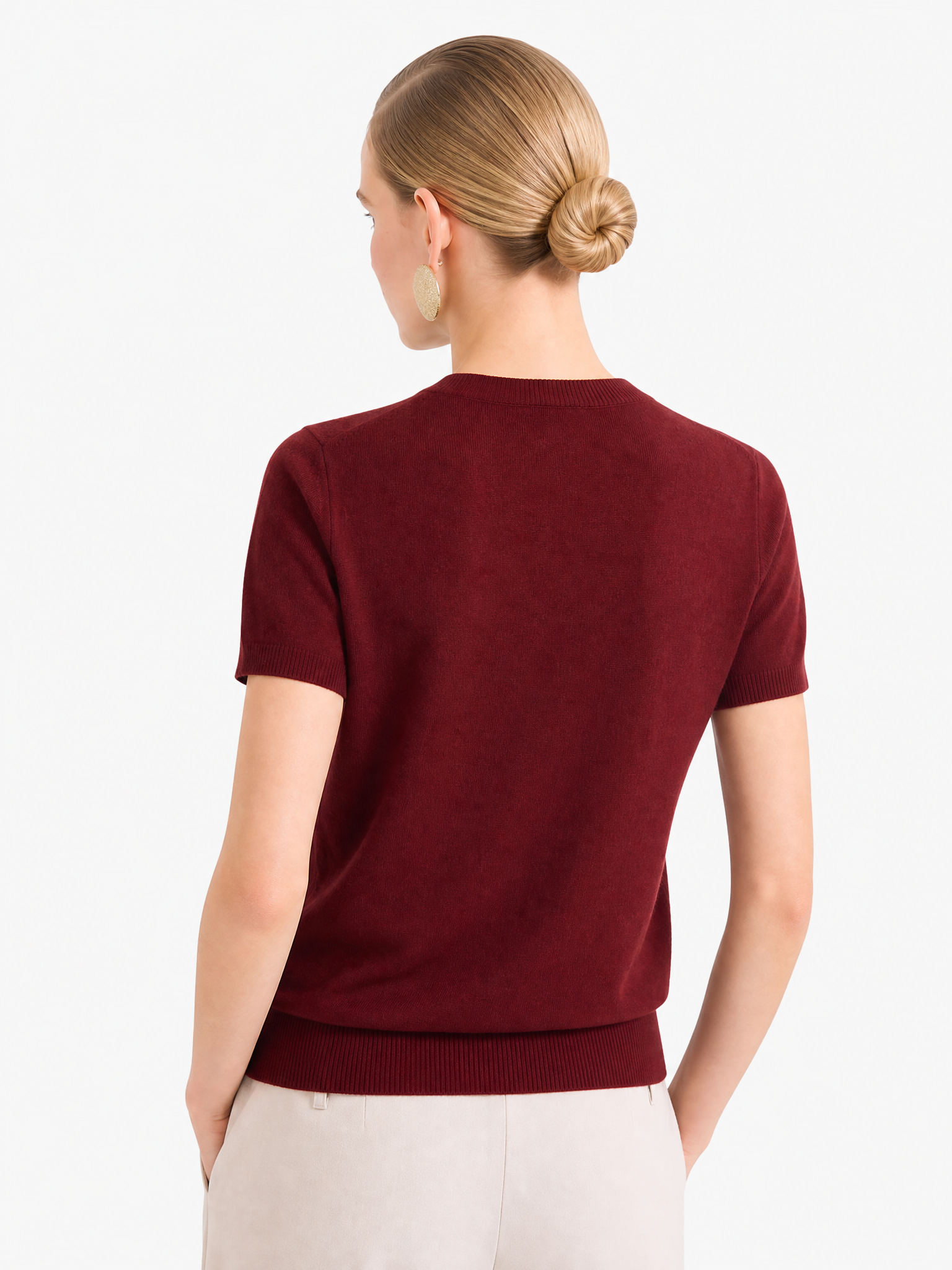 100% Mongolian Cashmere Lightweight Tee