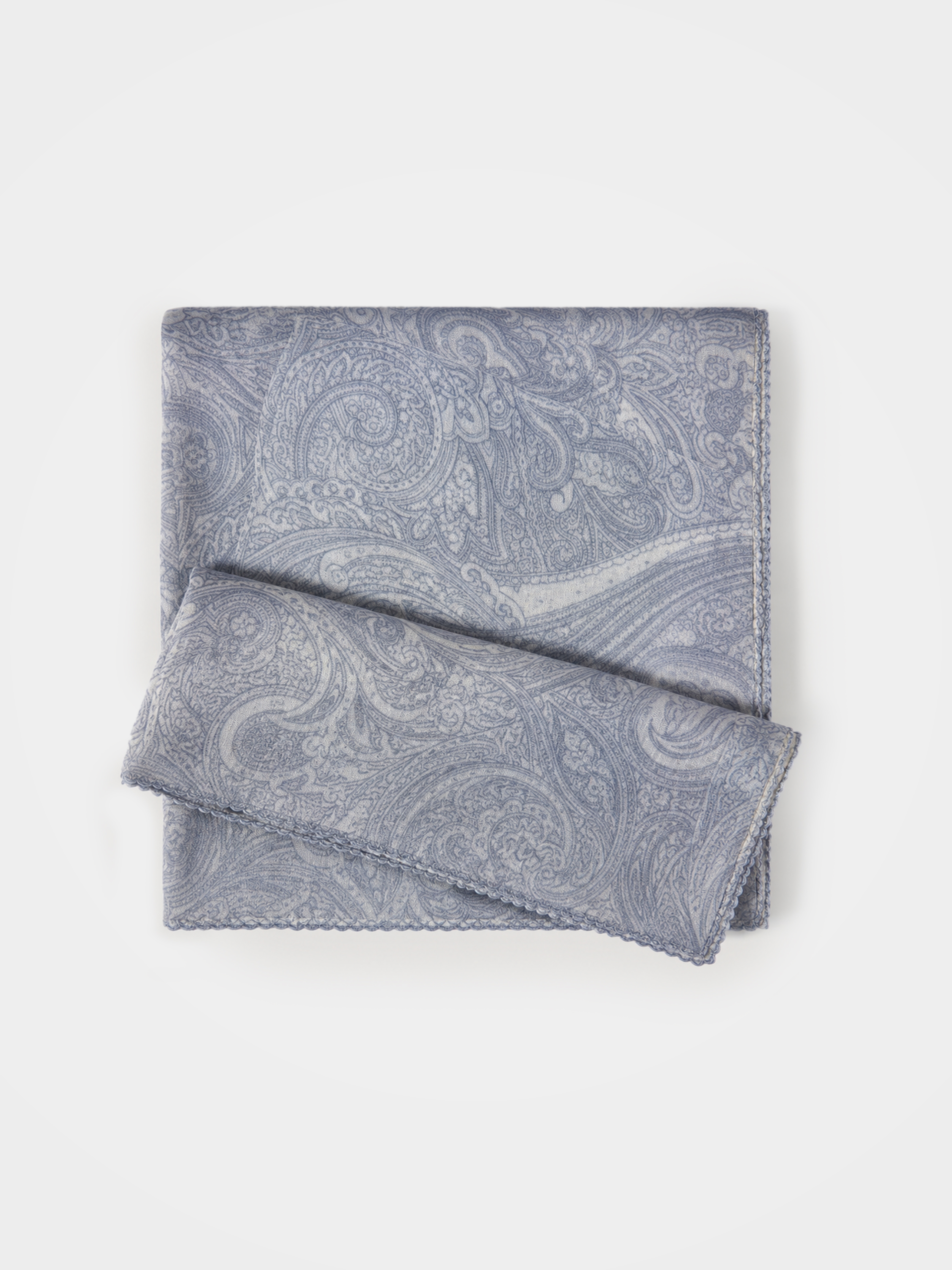 Refined 100% Cashmere Printed Shawl Scarf