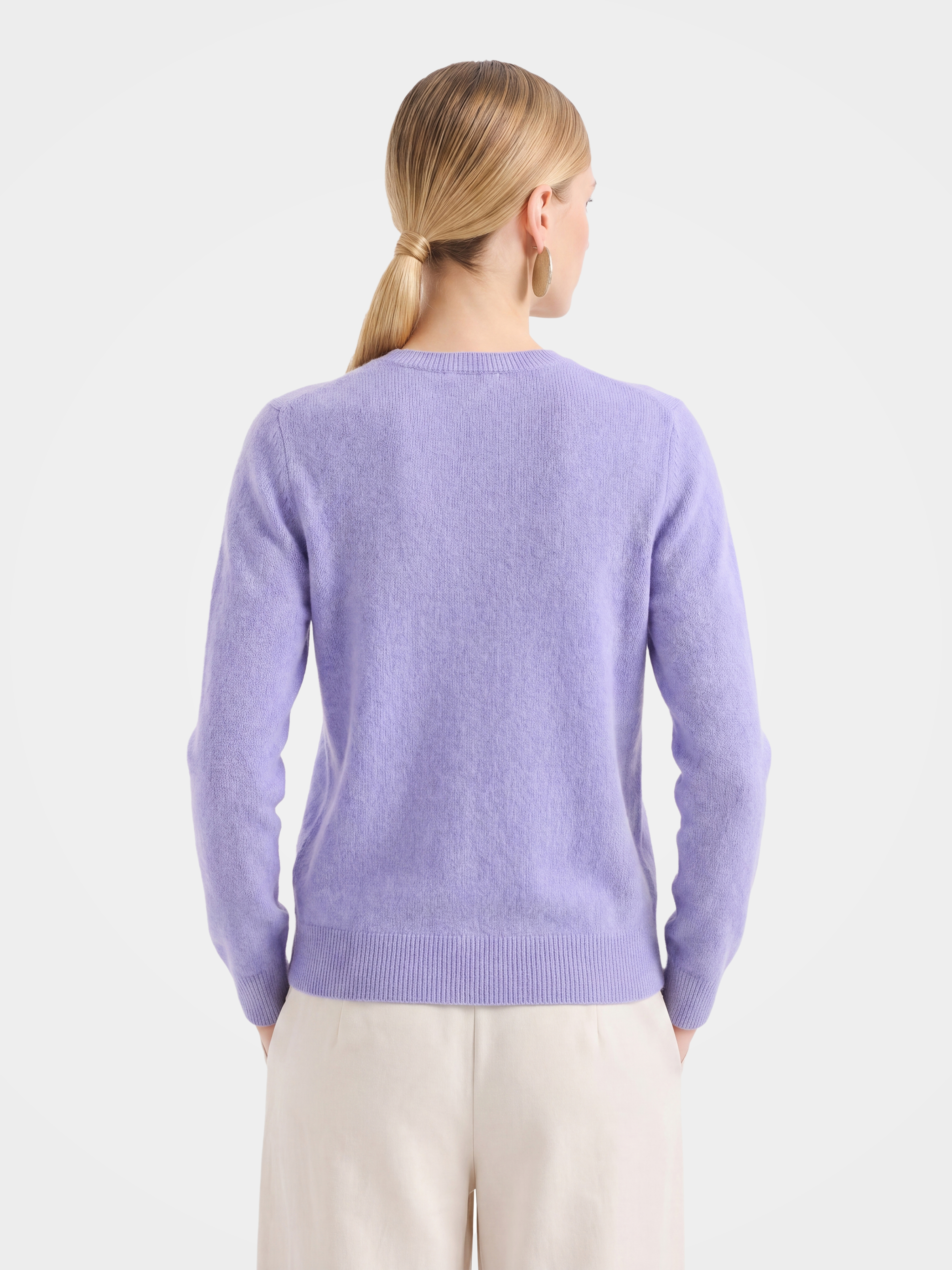 100% Mongolian Cashmere Crewneck Sweater