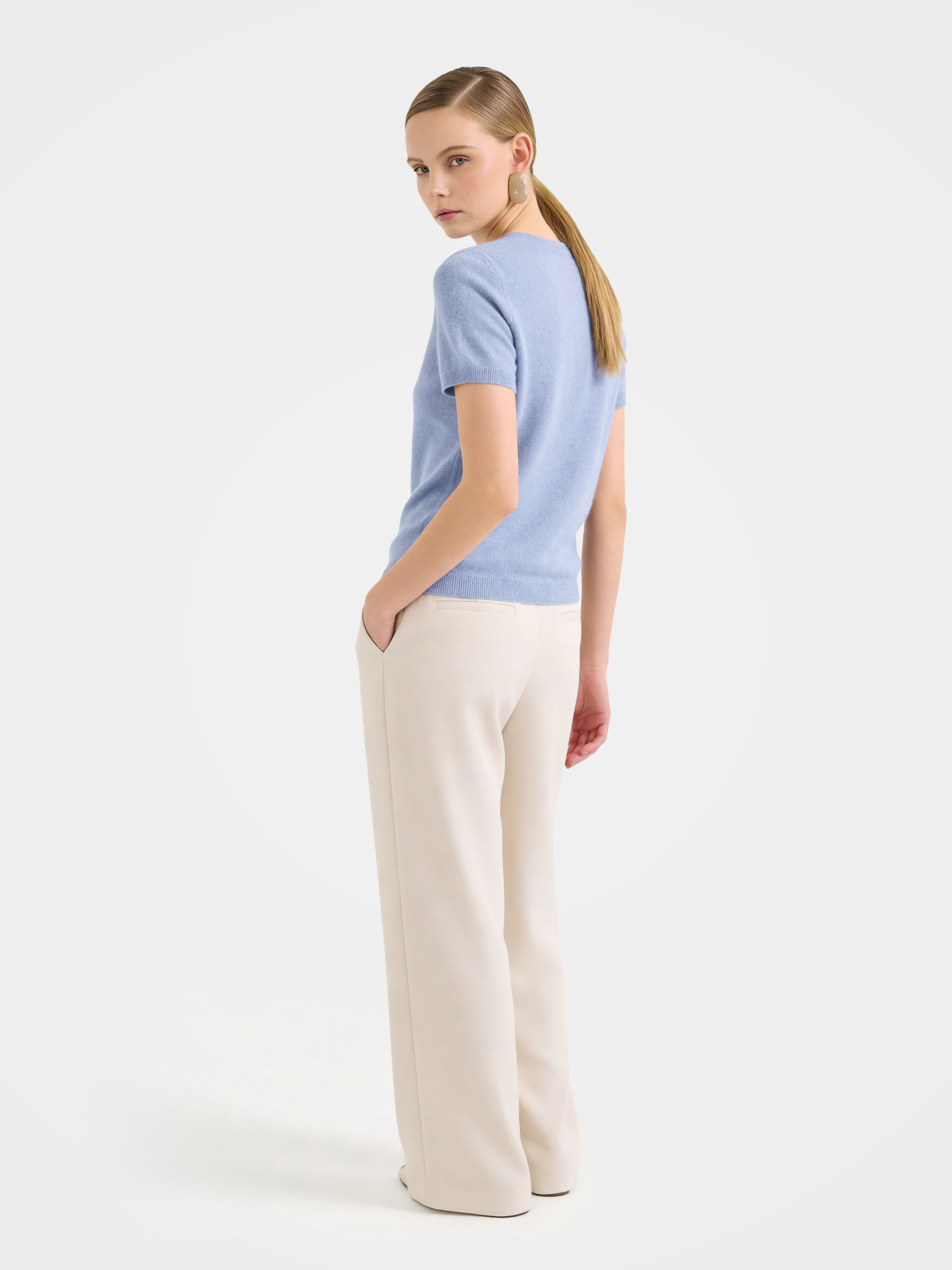 100% Mongolian Cashmere Lightweight Tee