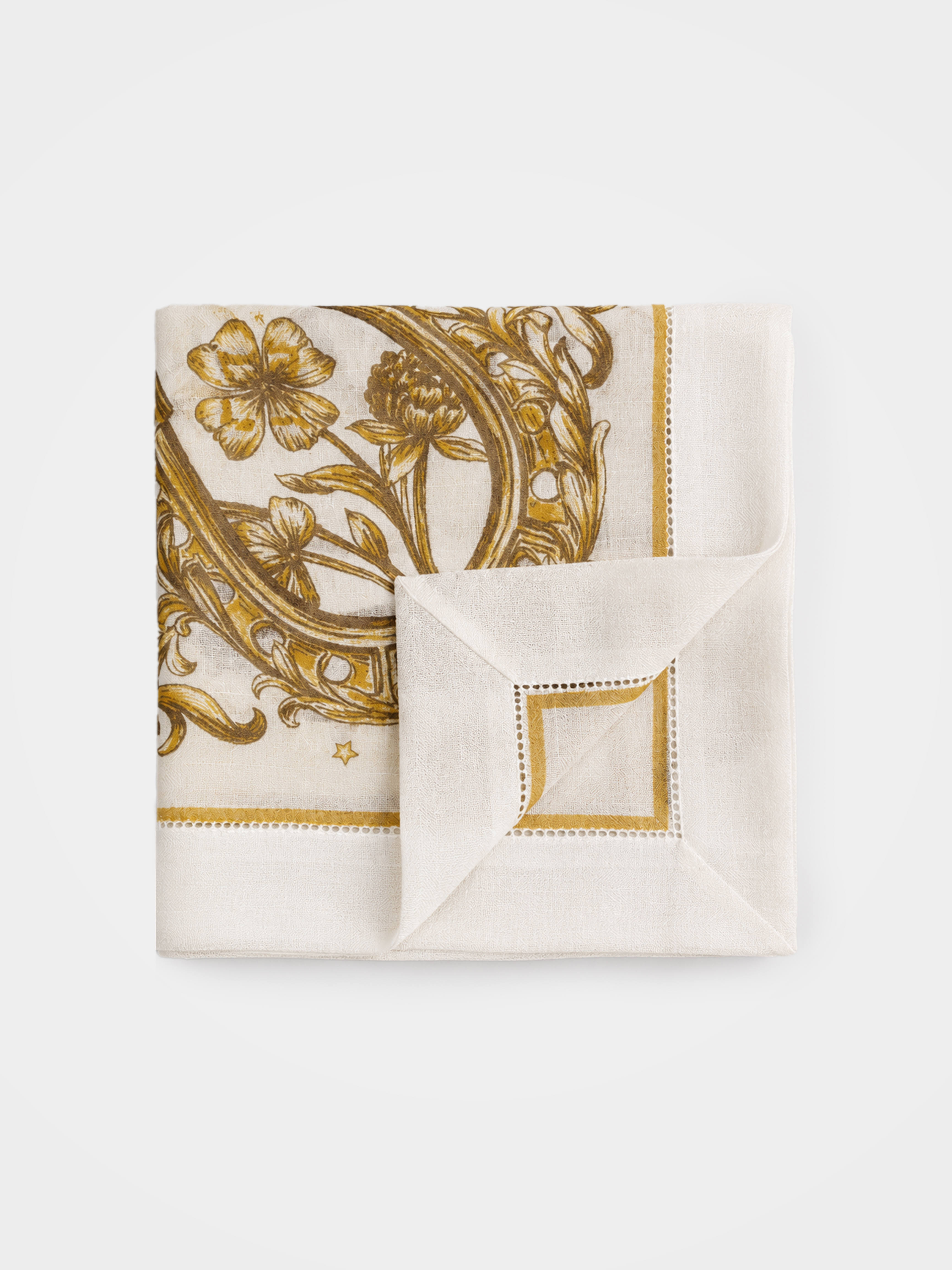 100% Cashmere Vintage Pegasus Square Scarf Luxury Wrap