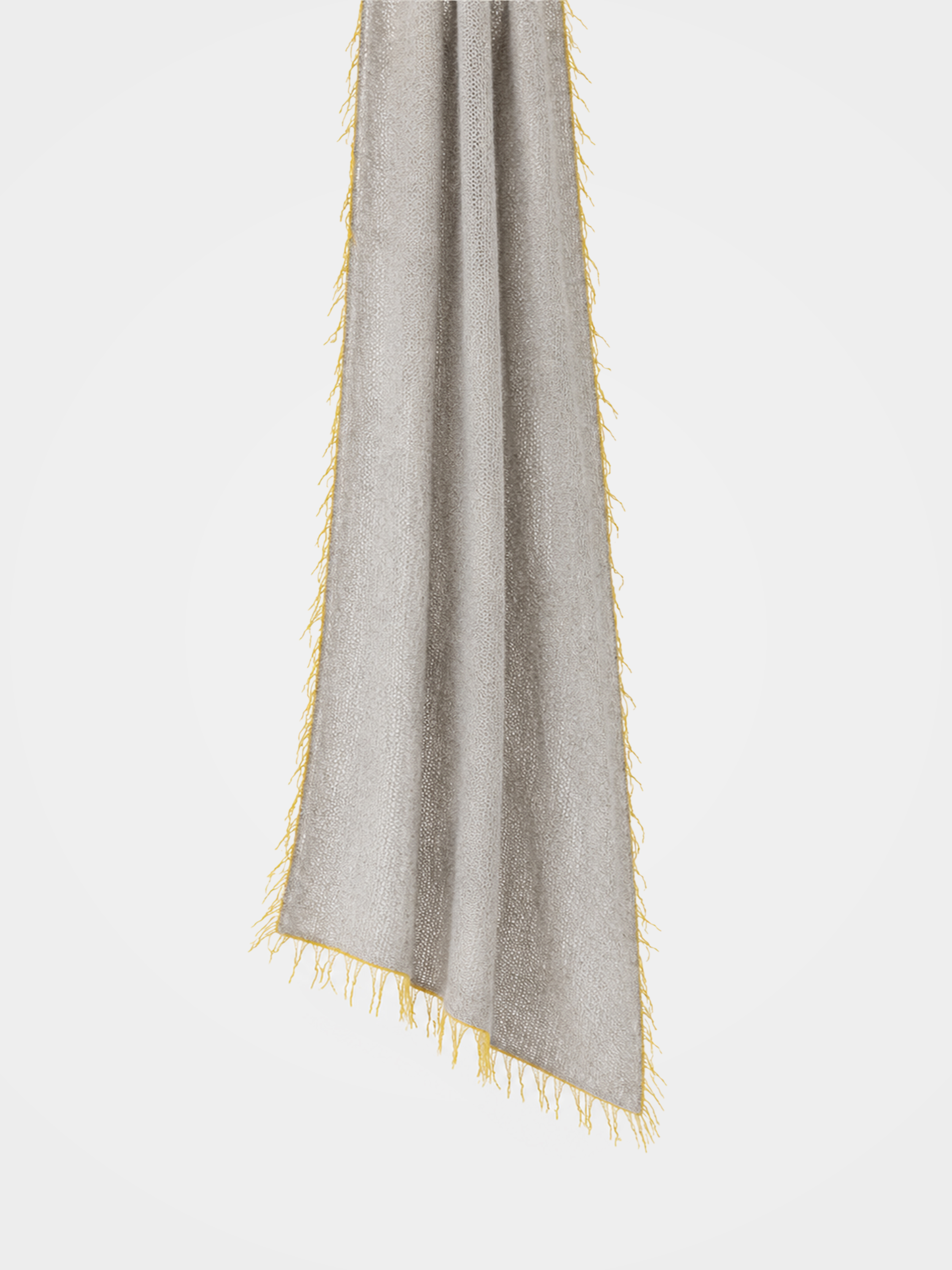 100% Cashmere Classic Plain Tassel Fringe Long Scarf
