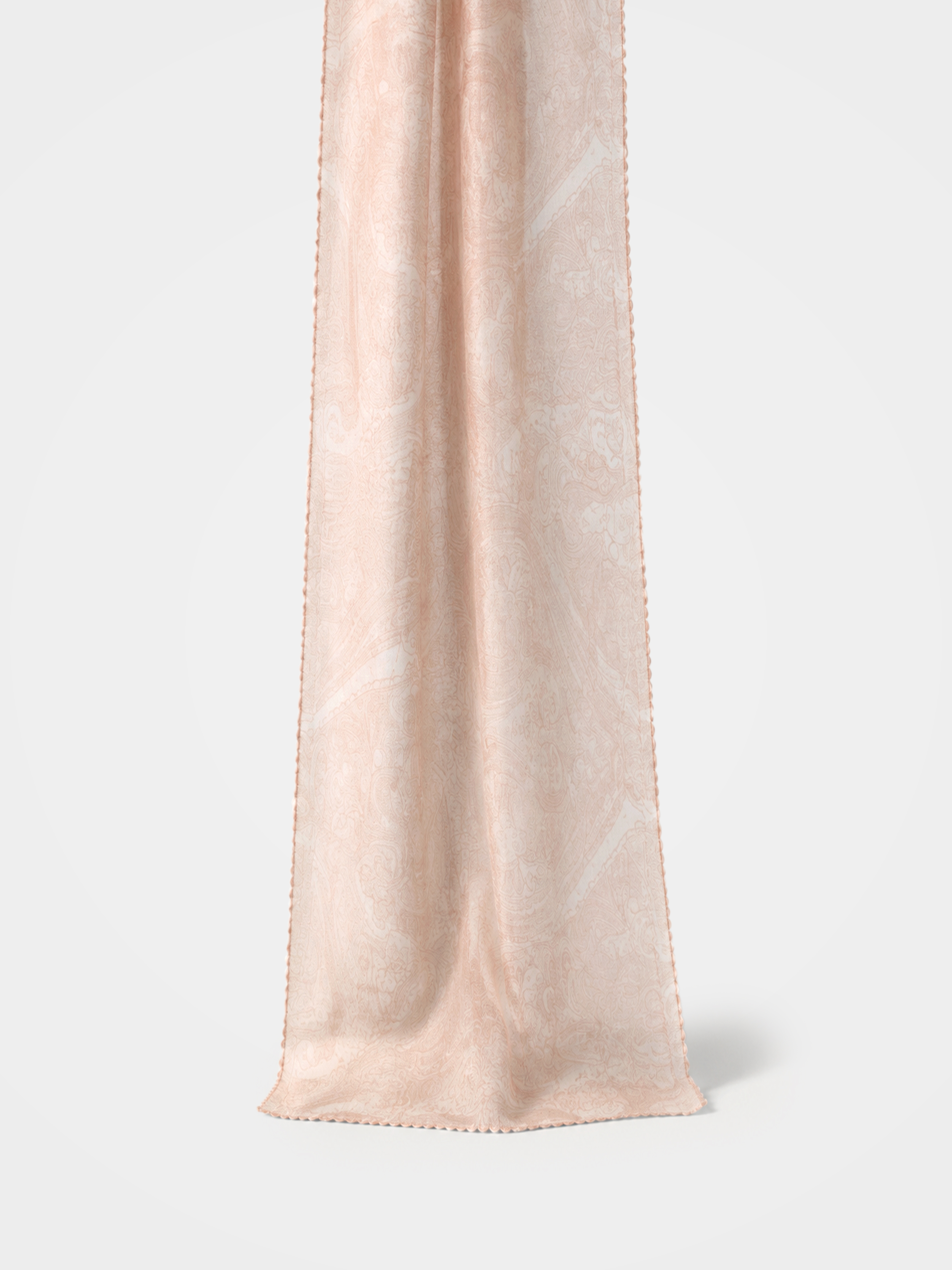 Refined 100% Cashmere Printed Shawl Scarf