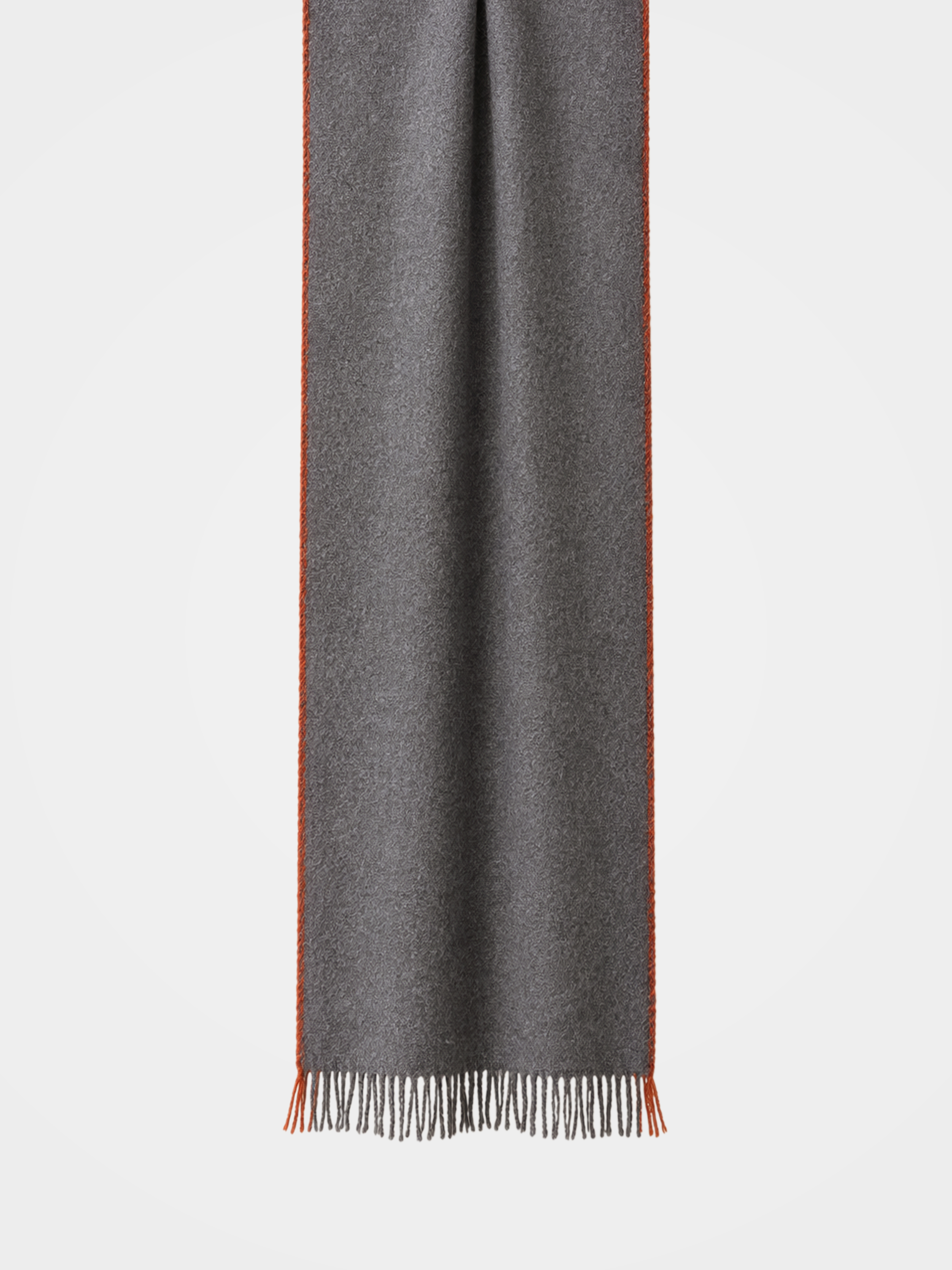 100% Cashmere Classic Plain Fringe Long Lightweight Scarf