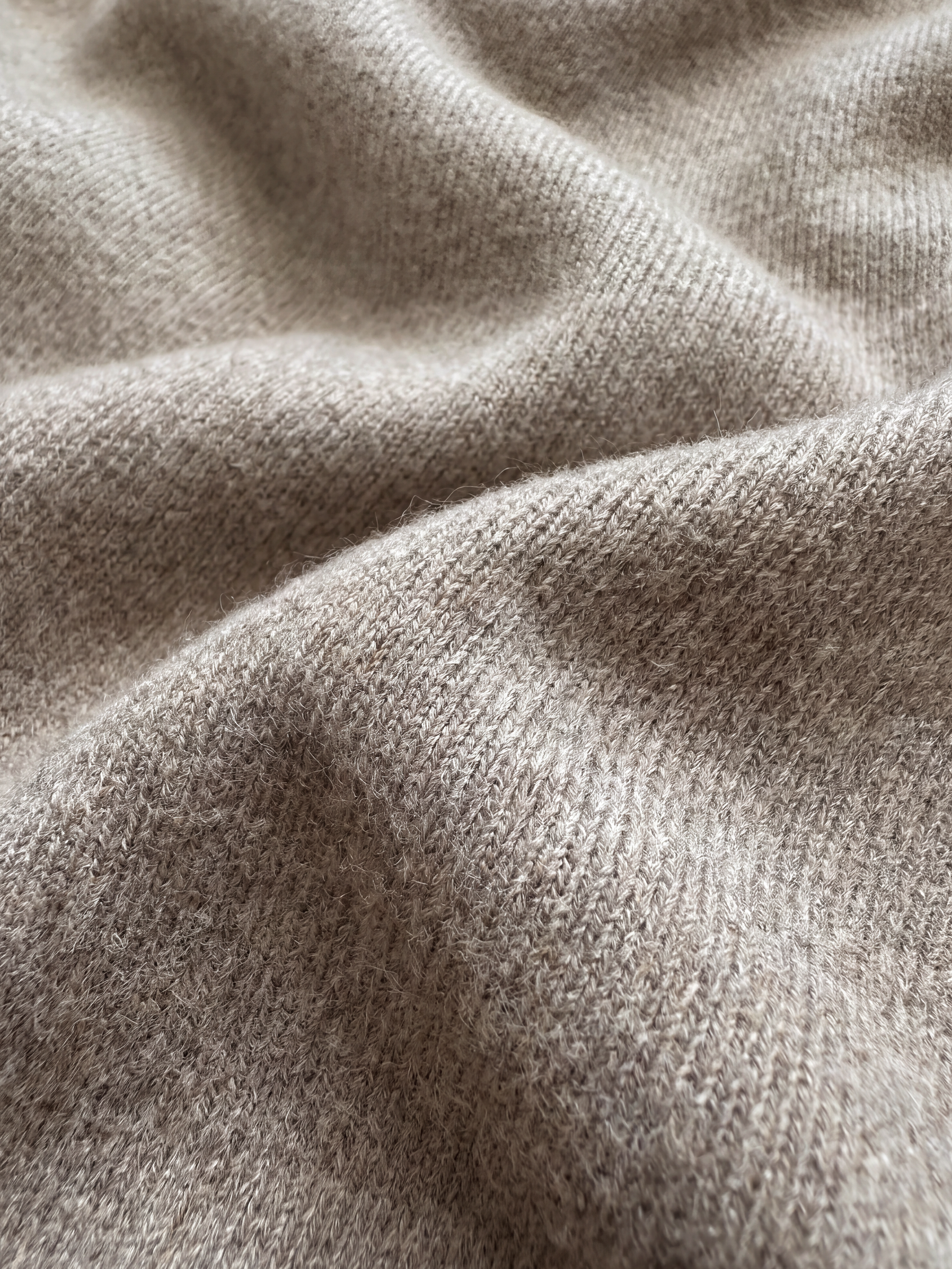 100% Cashmere Soft Plain Knit Throw Blanket