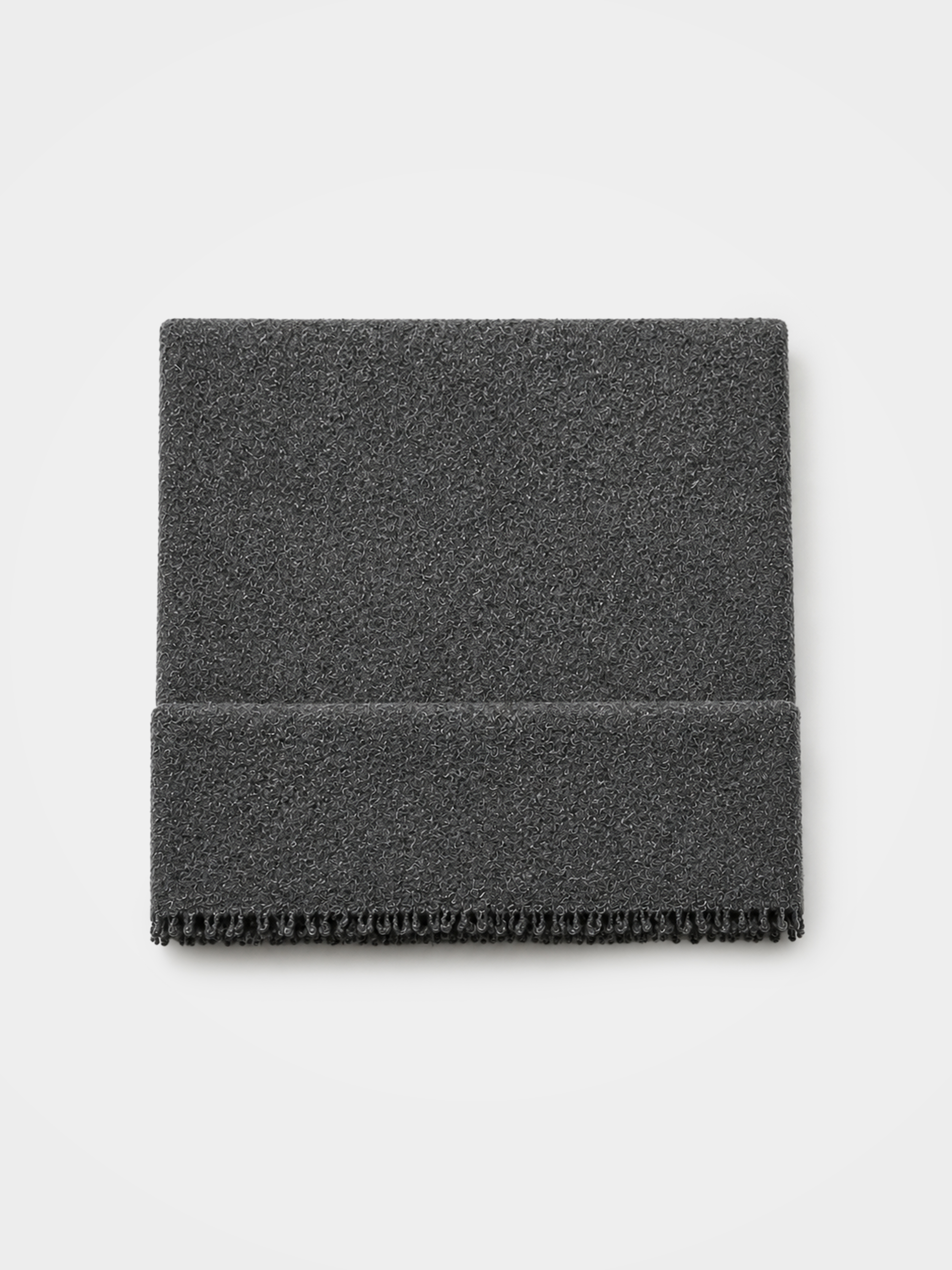 100% Cashmere Textured Plain Fringe Long Scarf