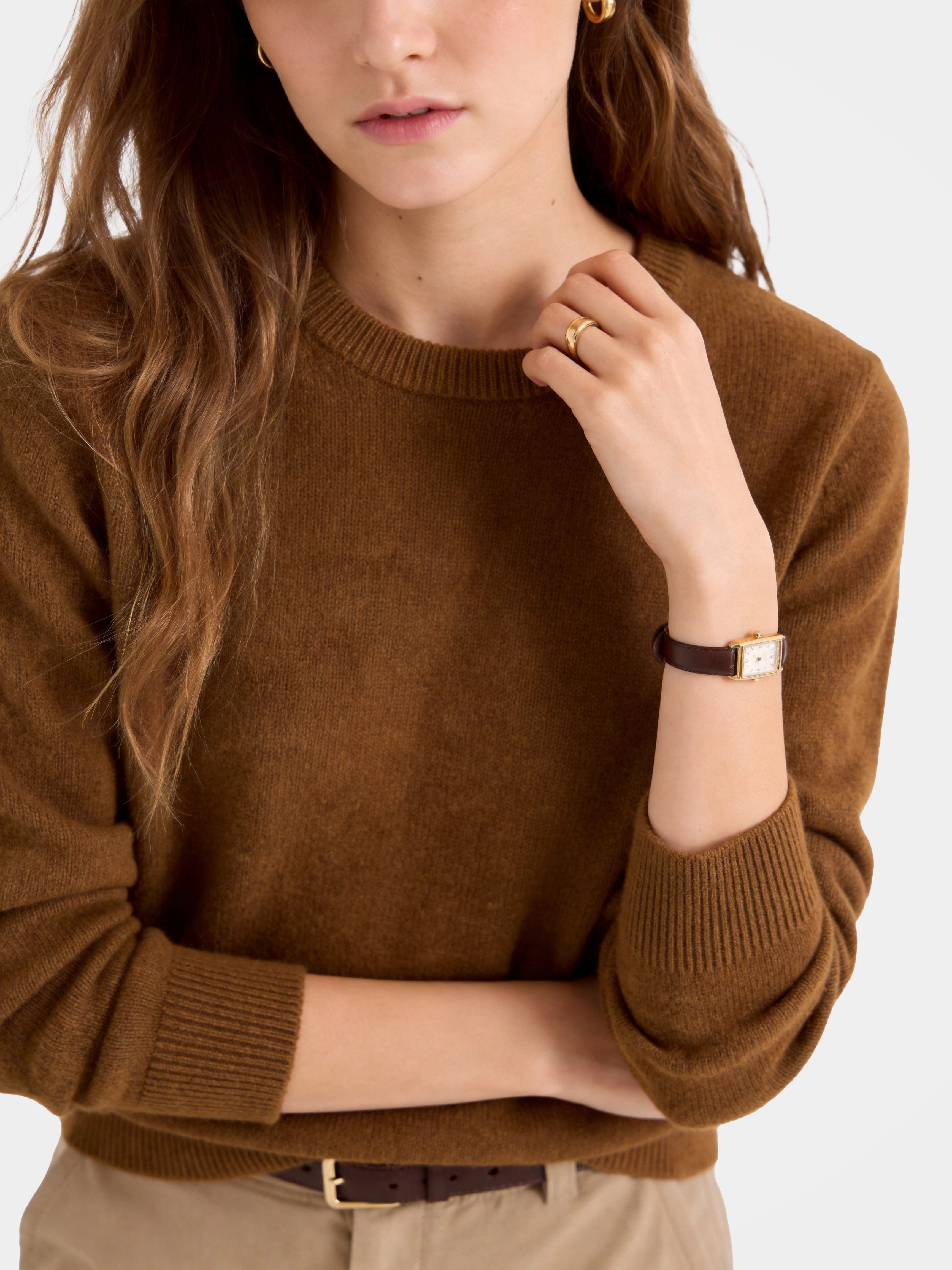 100% Mongolian Cashmere Crewneck Sweater