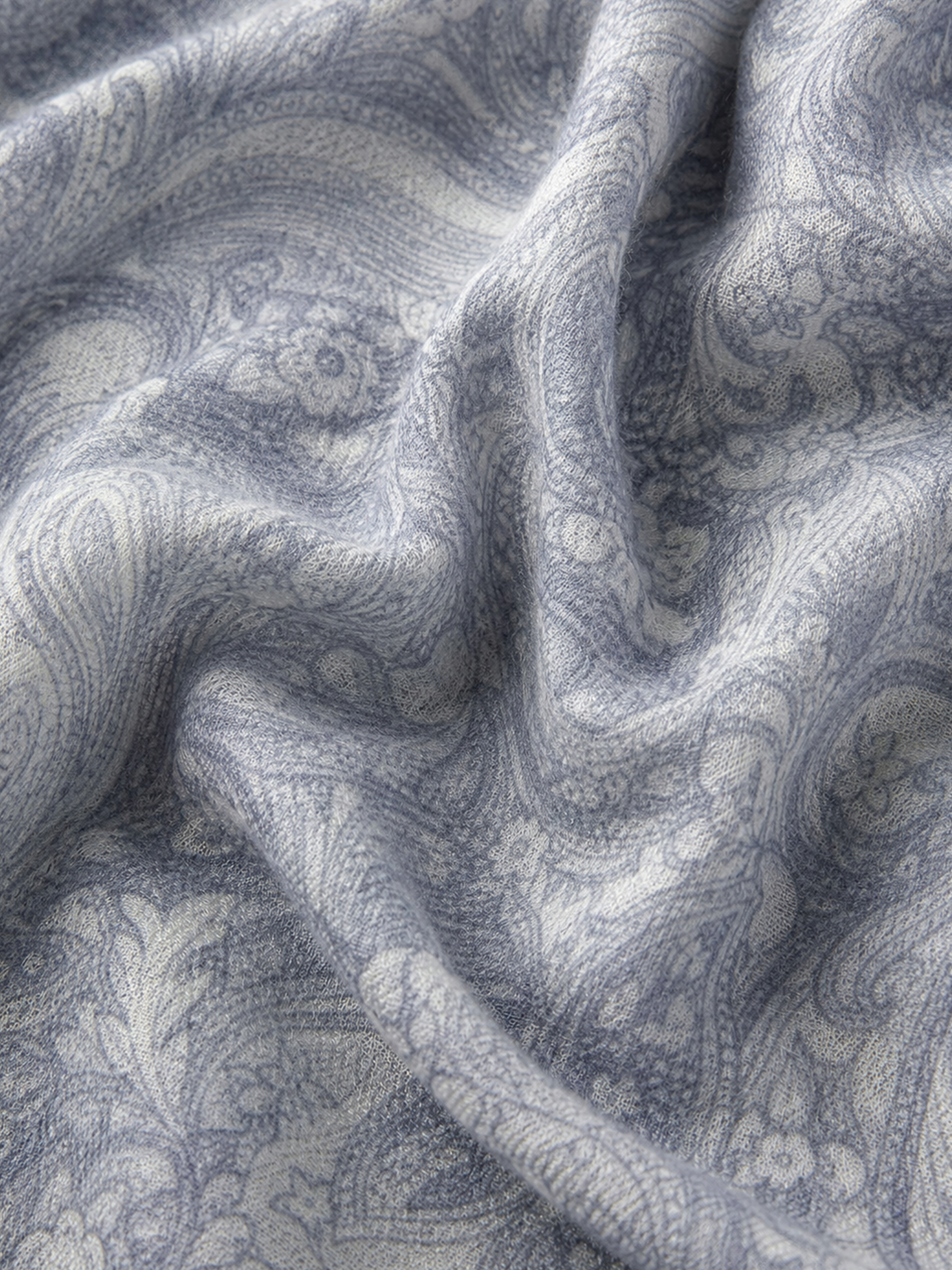 Refined 100% Cashmere Printed Shawl Scarf