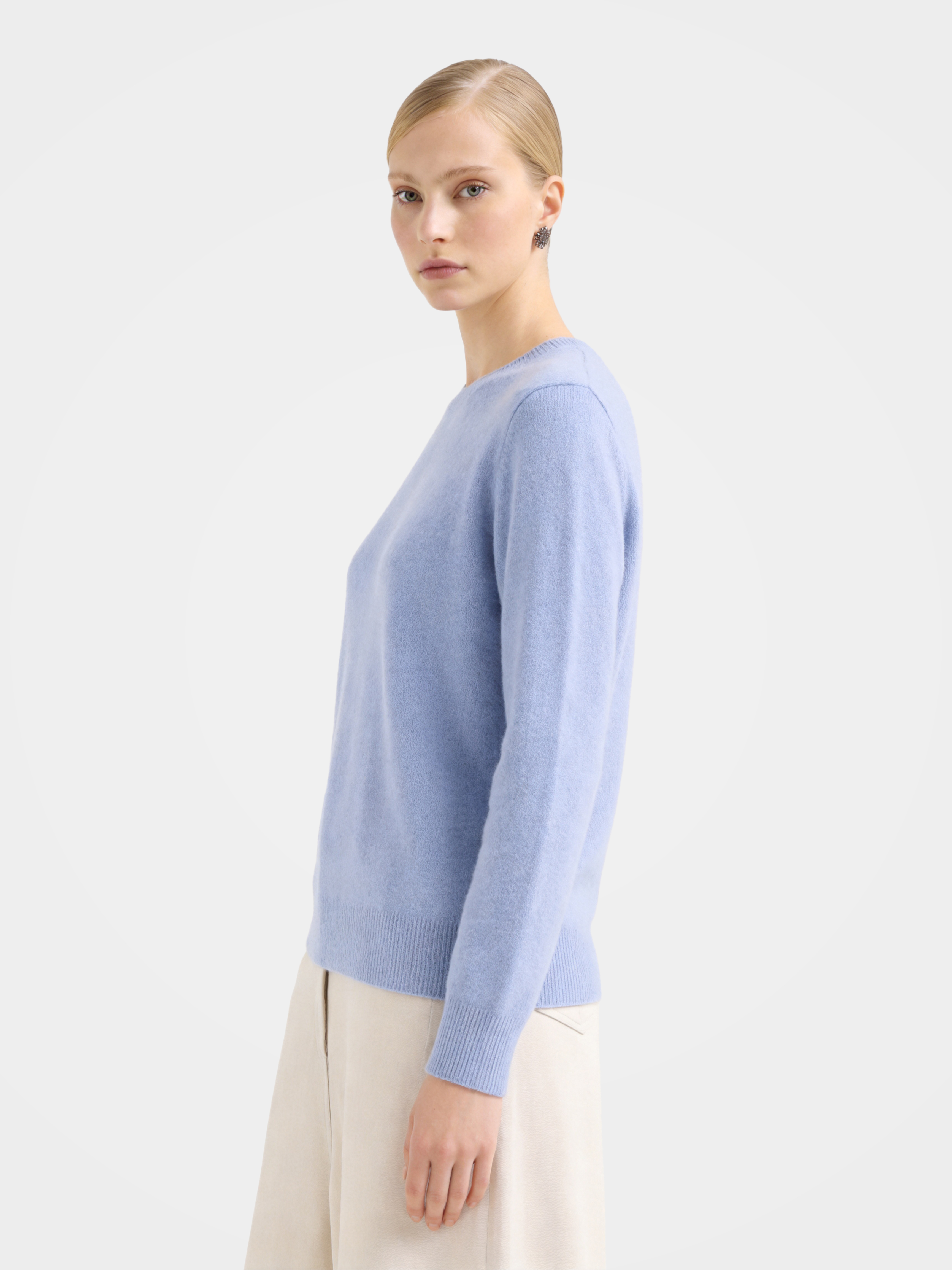100% Mongolian Cashmere Crewneck Sweater