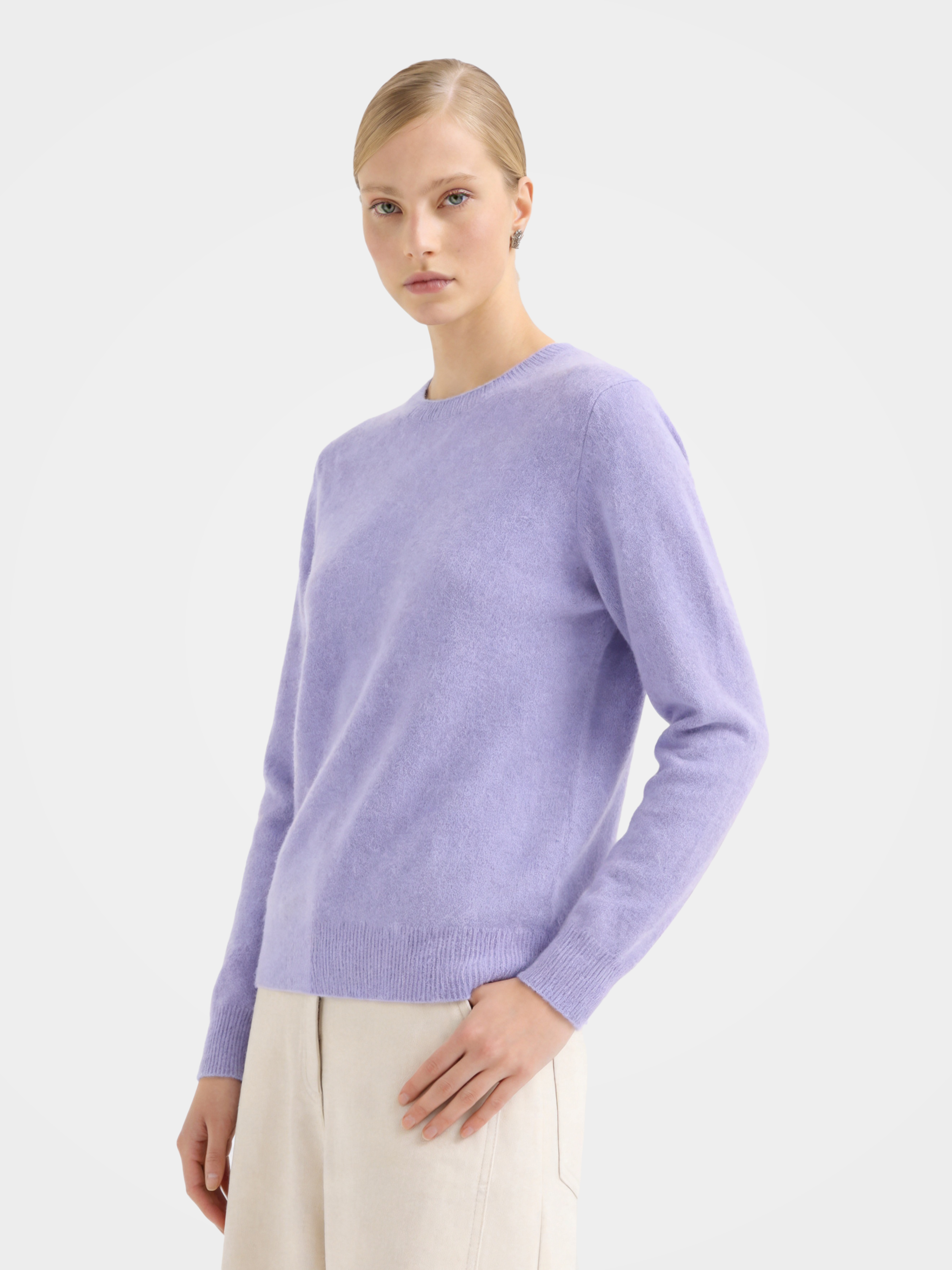 100% Mongolian Cashmere Crewneck Sweater