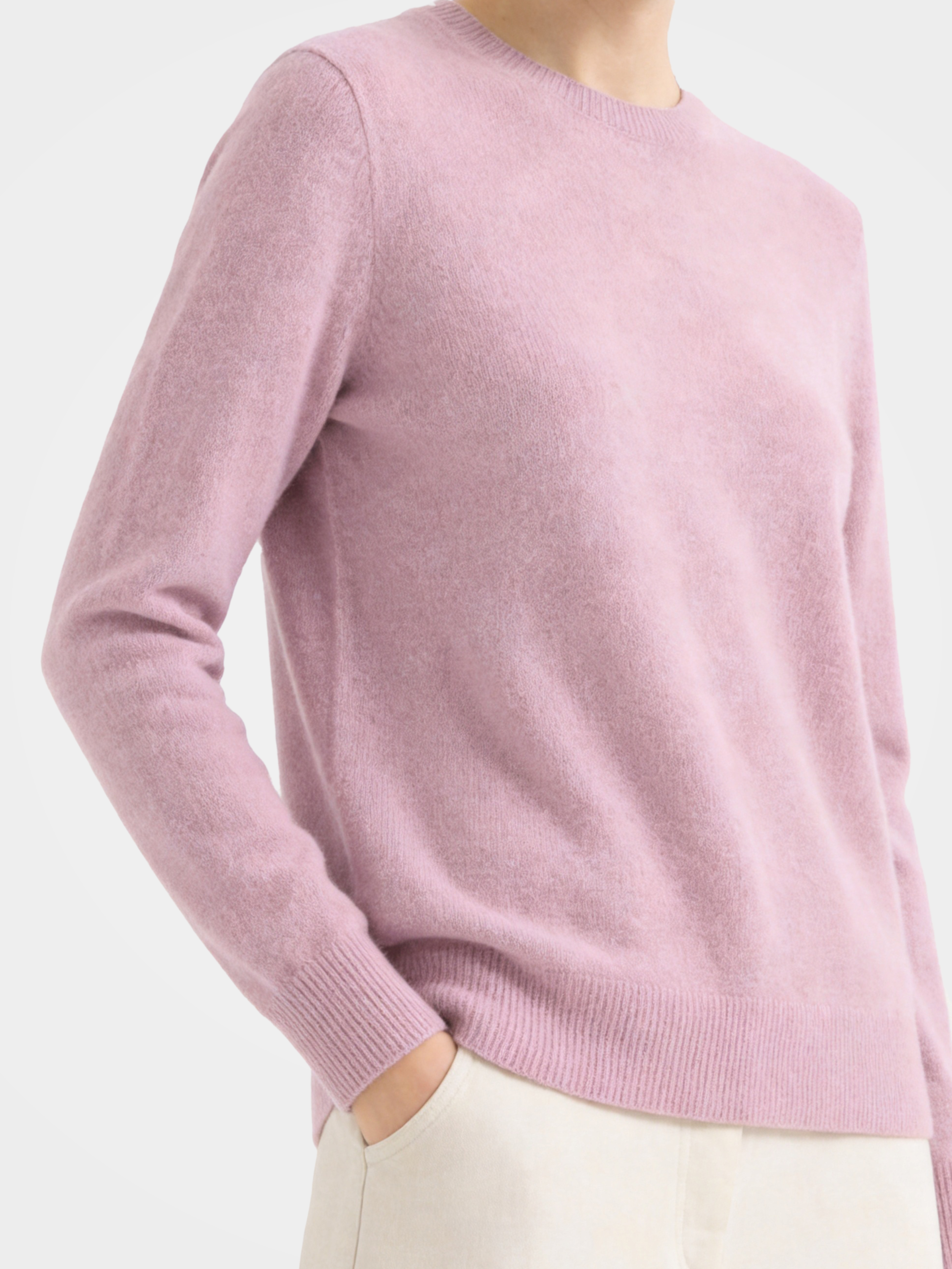 100% Mongolian Cashmere Crewneck Sweater