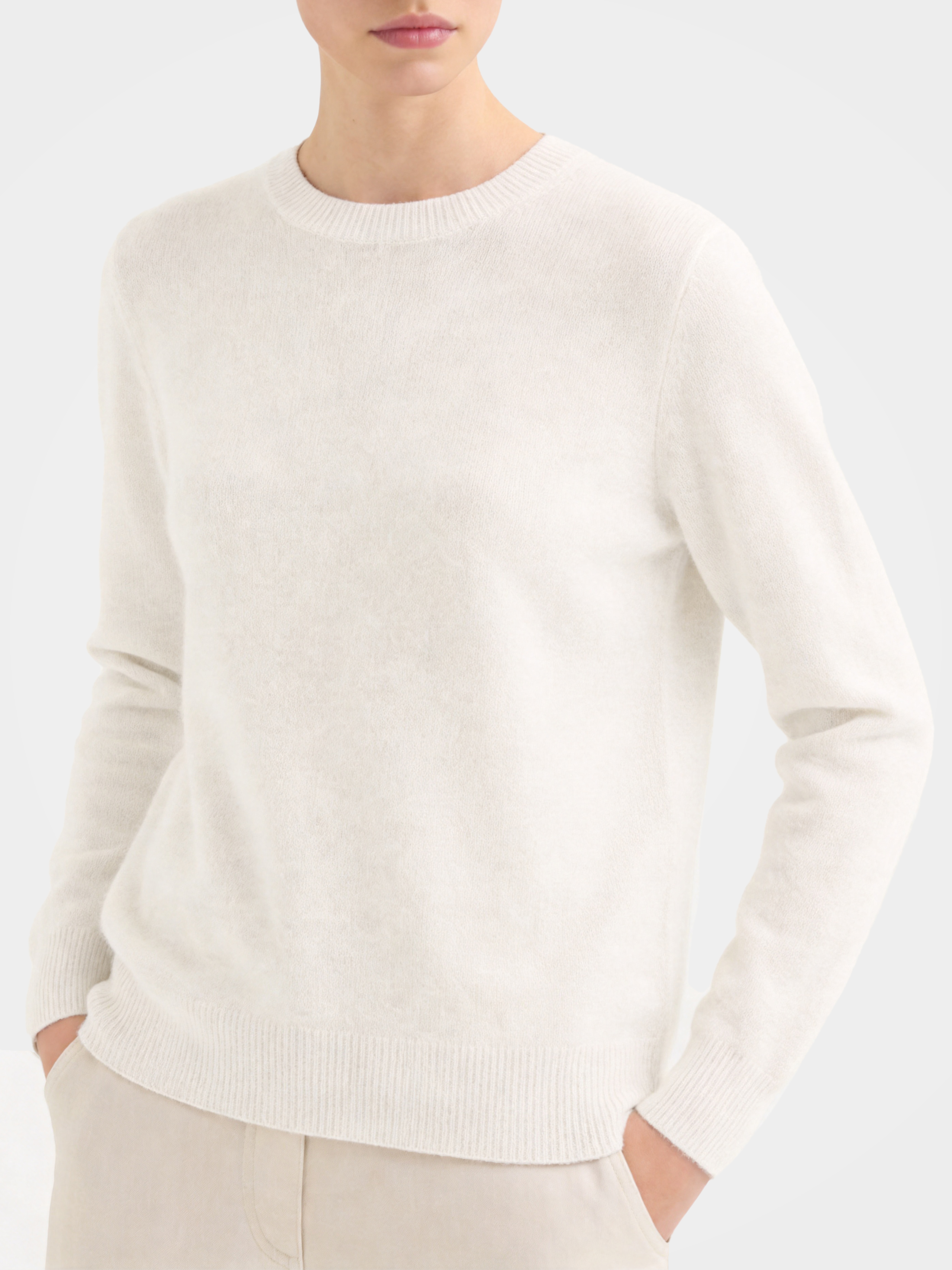 100% Mongolian Cashmere Crewneck Sweater
