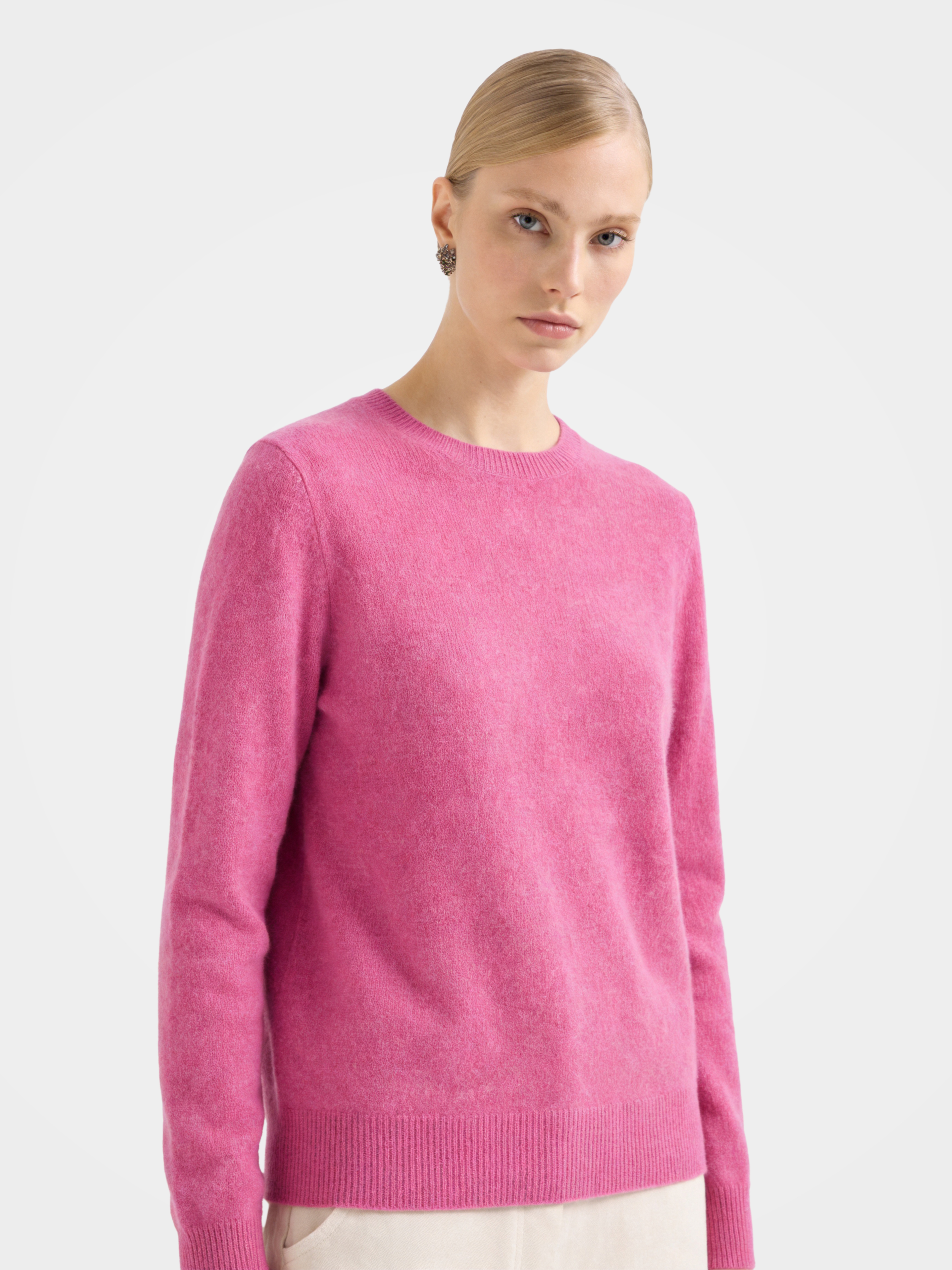 100% Mongolian Cashmere Crewneck Sweater