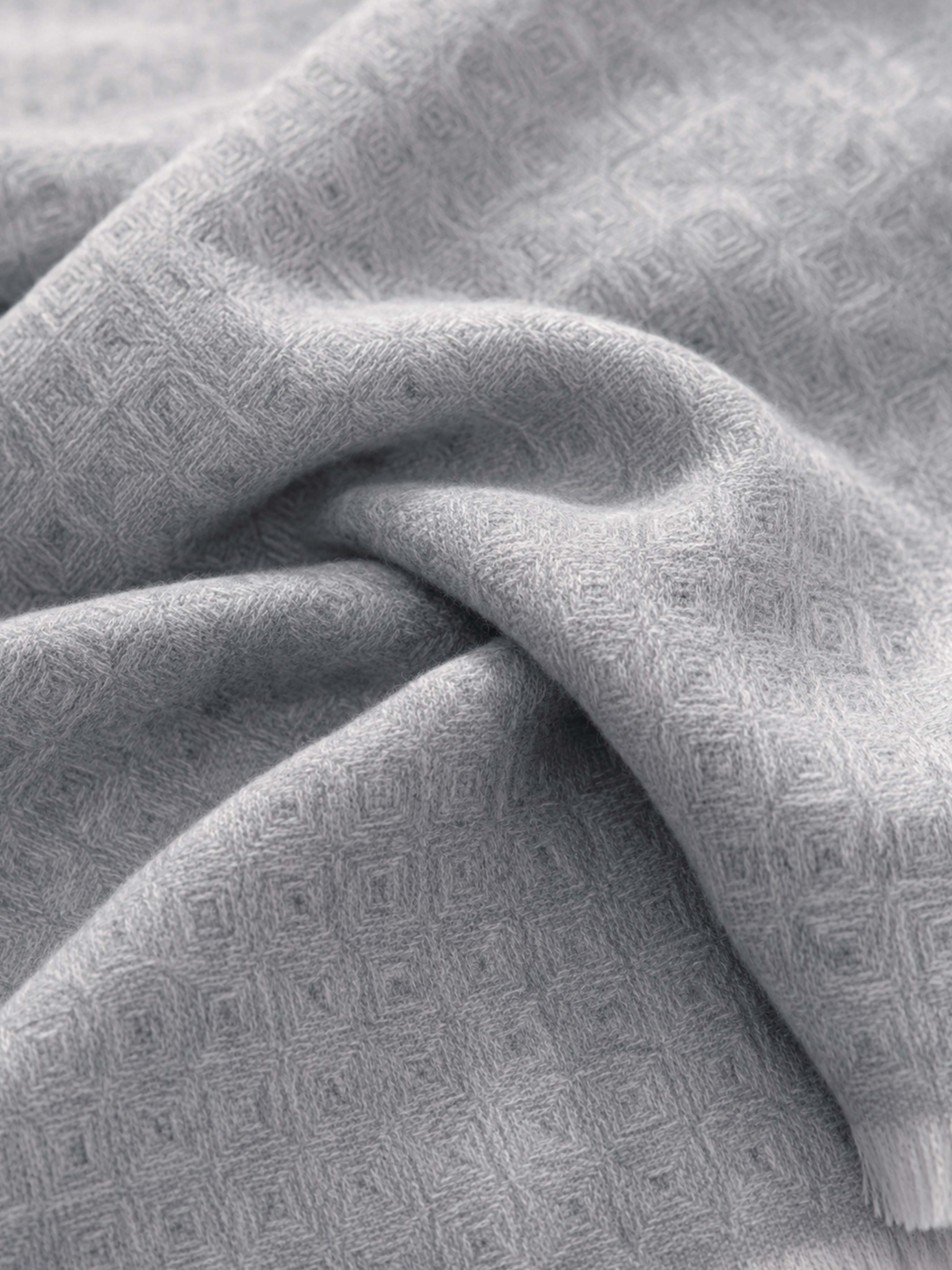 100% Cashmere Luxury Soft Fringed Minimalist Scarf