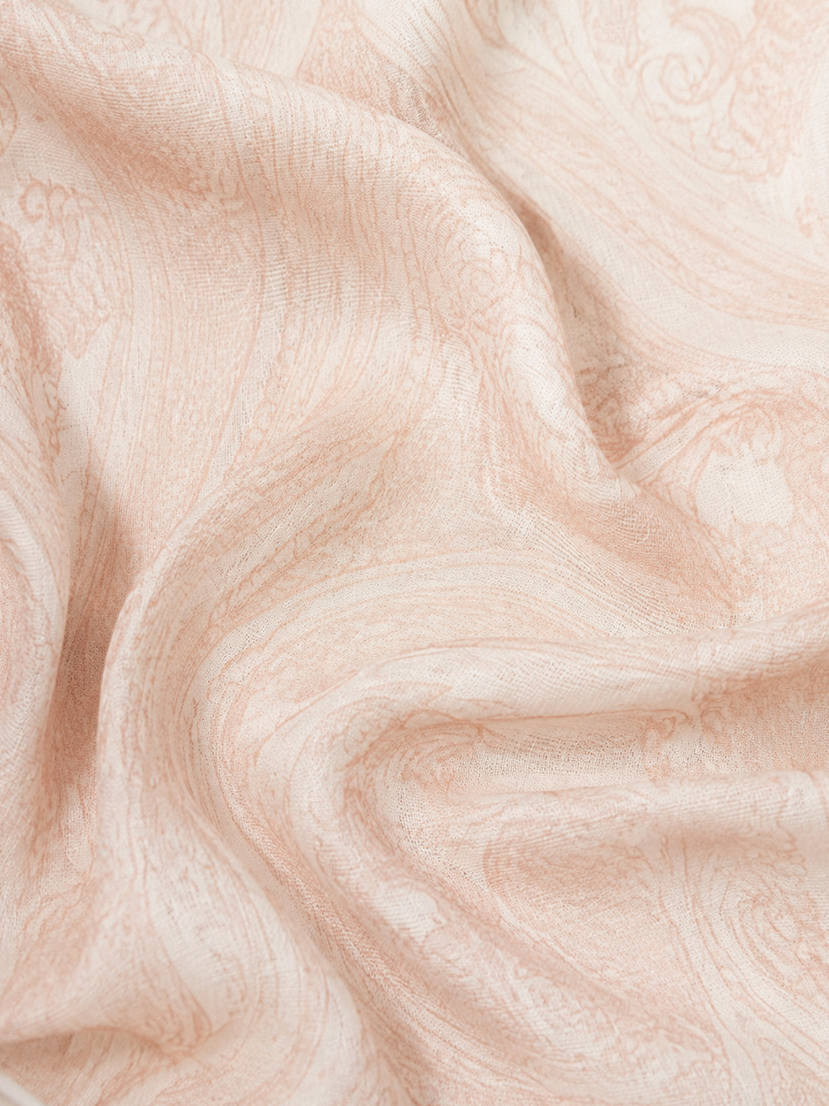 Refined 100% Cashmere Printed Shawl Scarf
