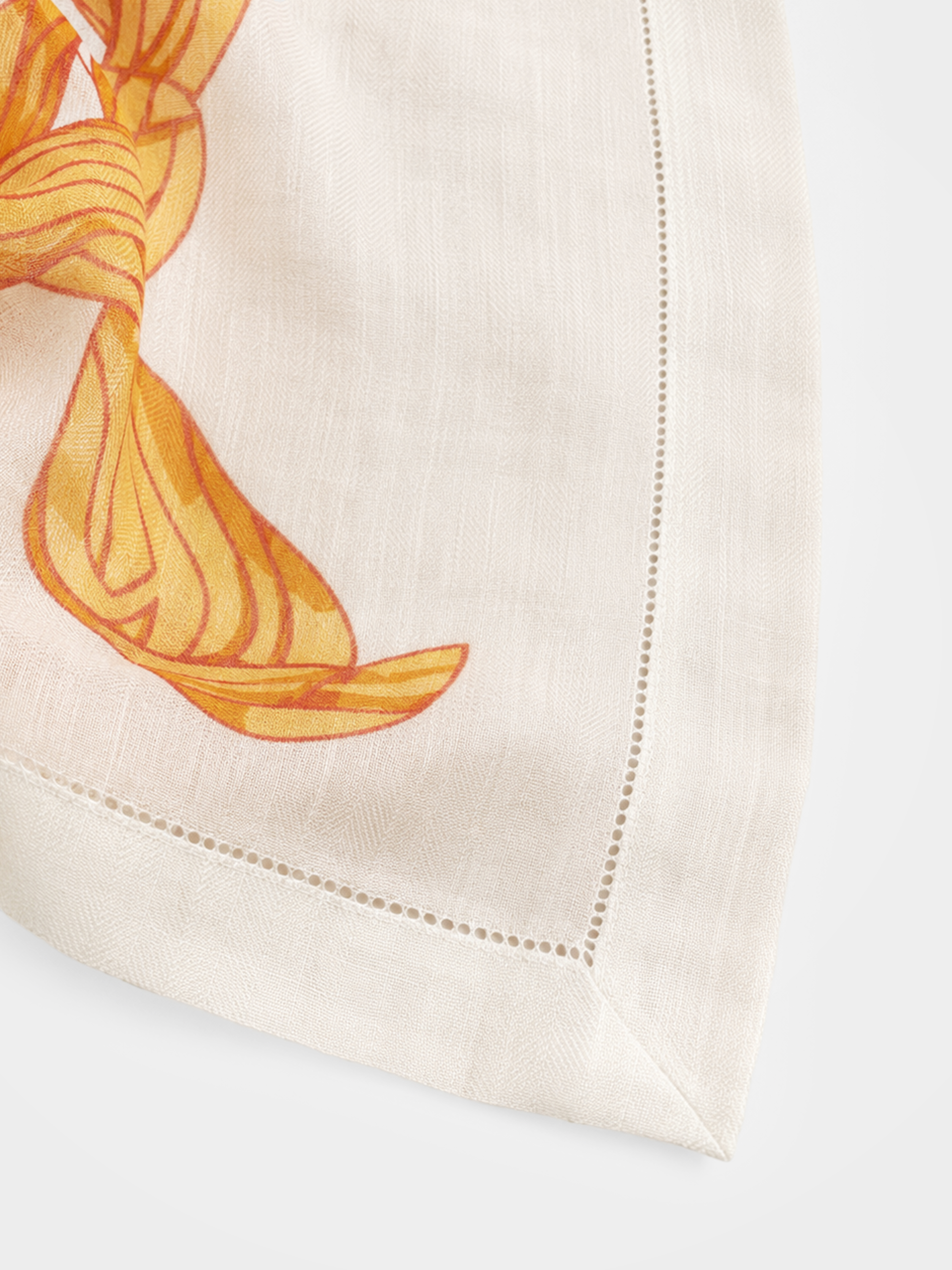 100% Cashmere Rope Print Soft Square Scarf