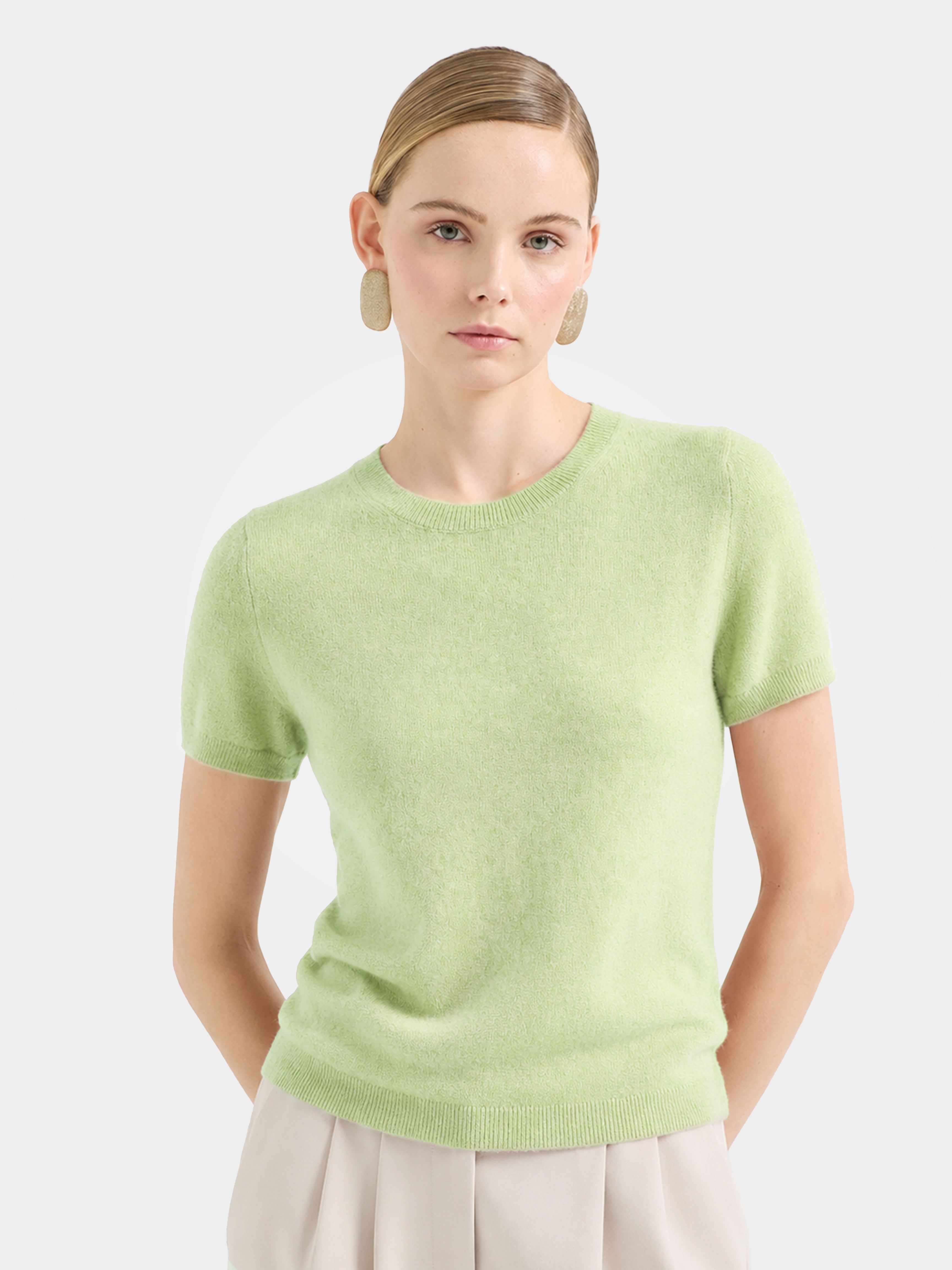 100% Mongolian Cashmere Lightweight Tee