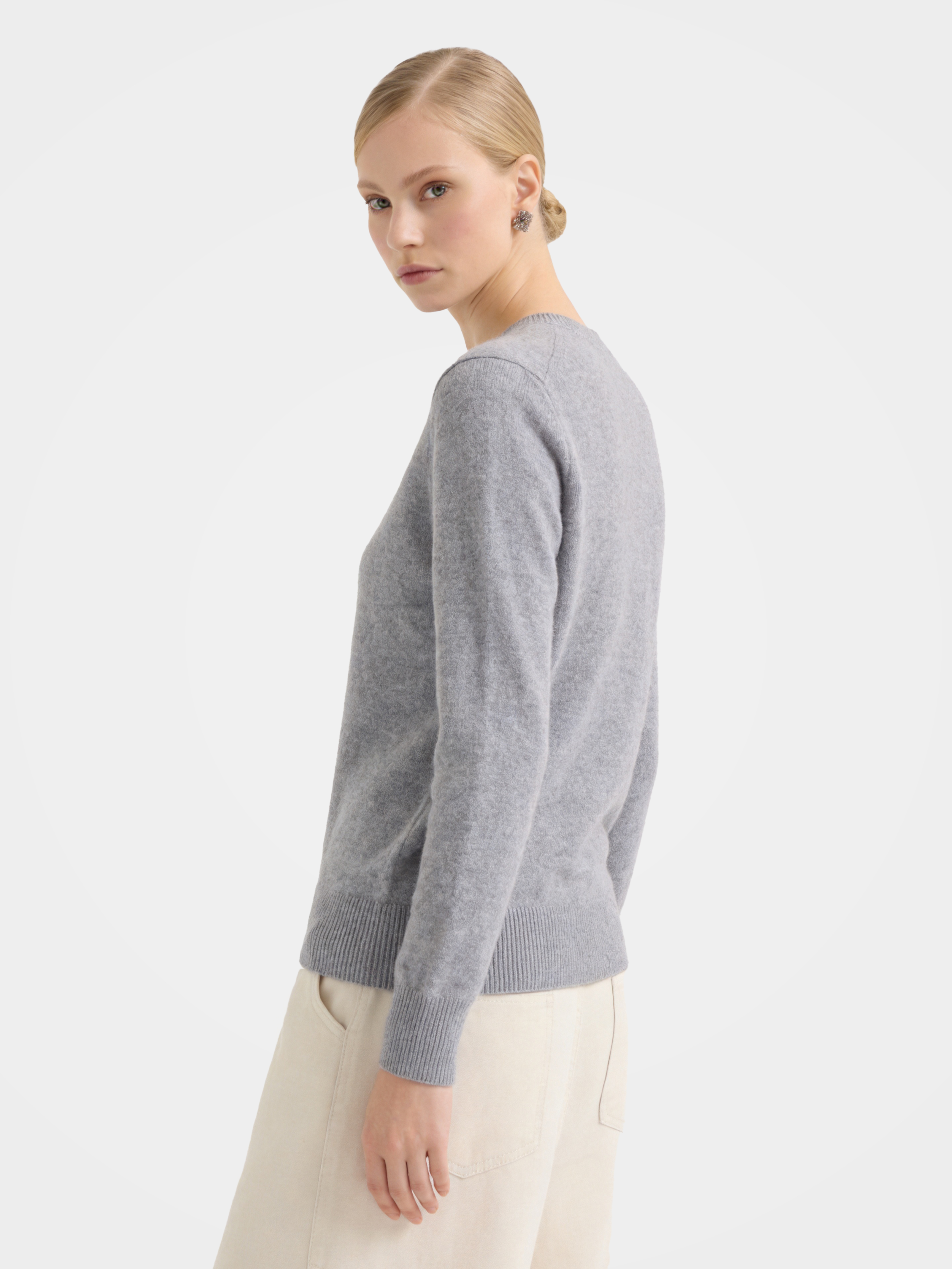 100% Mongolian Cashmere Crewneck Sweater