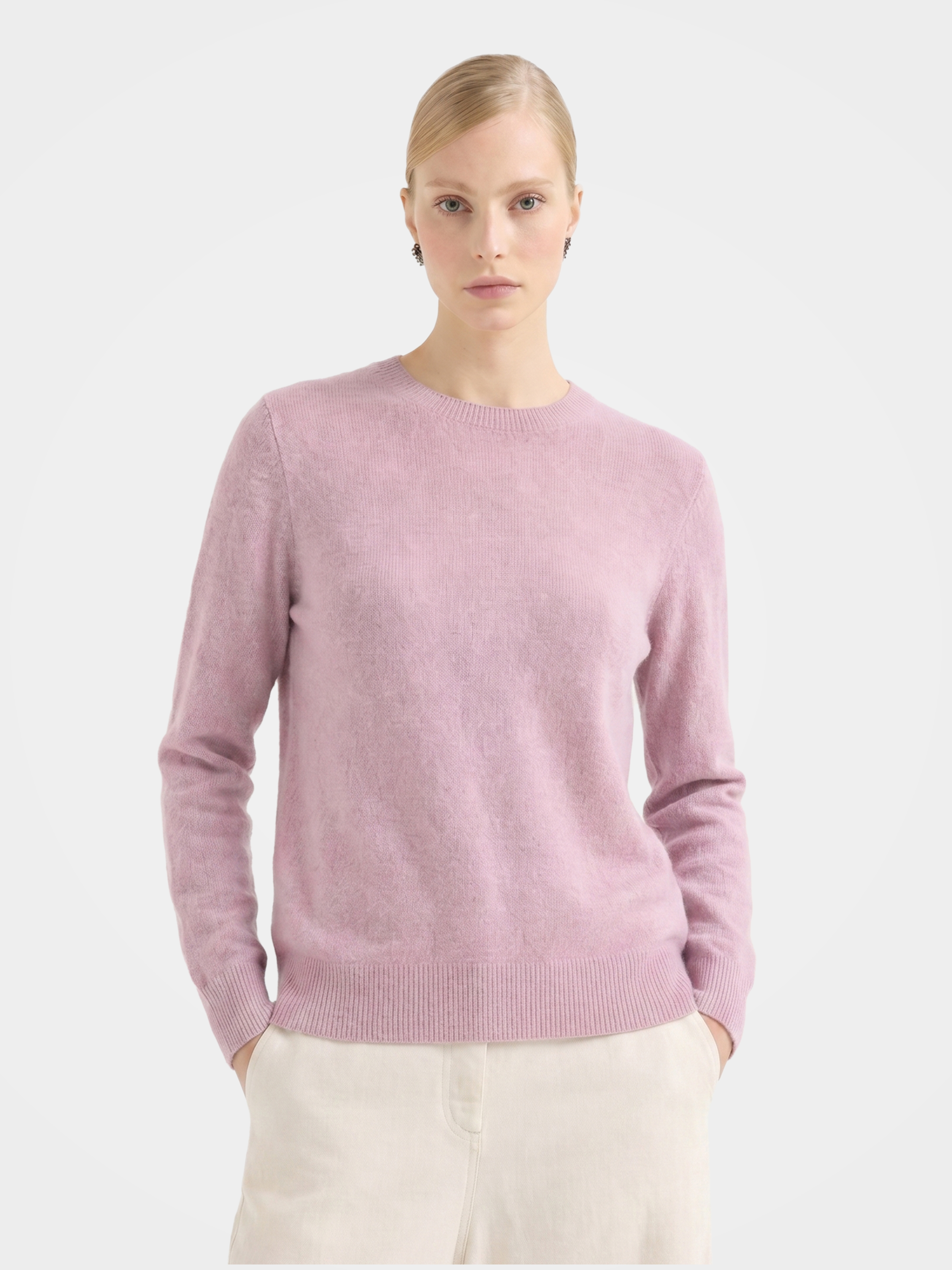 100% Mongolian Cashmere Crewneck Sweater