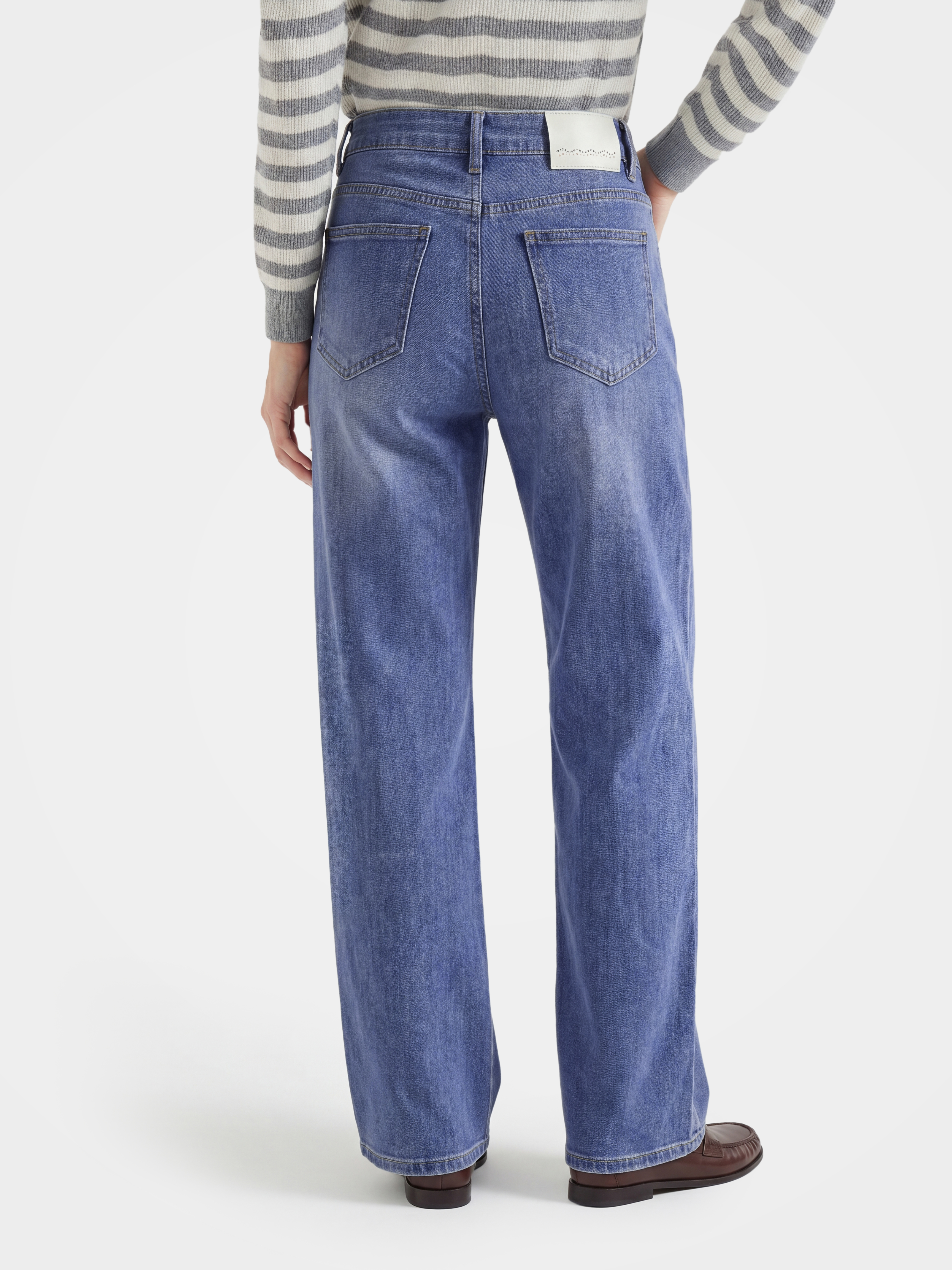 Refined High Rise Straight Leg Jeans