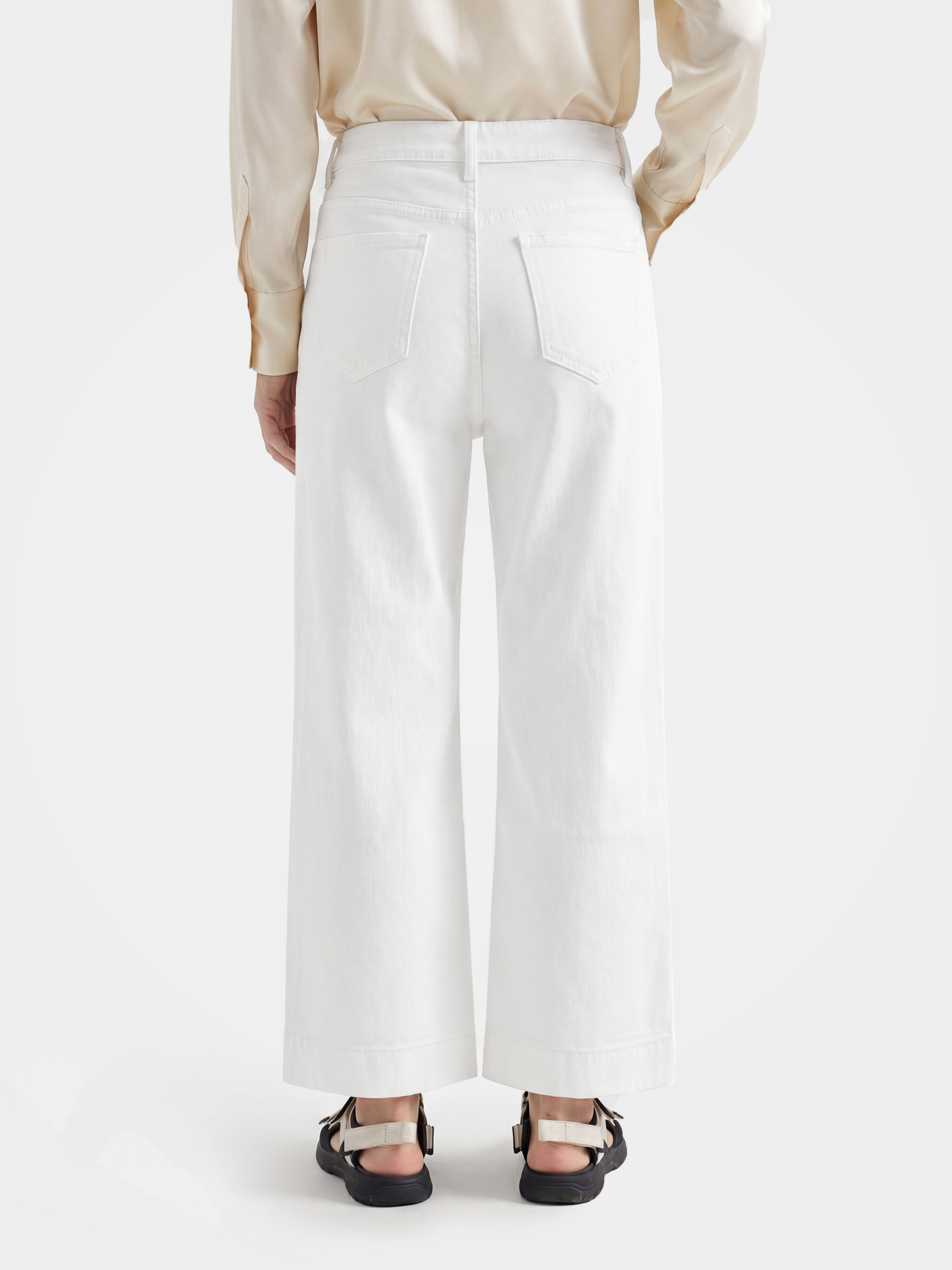Refined High Rise Straight Casual Jeans