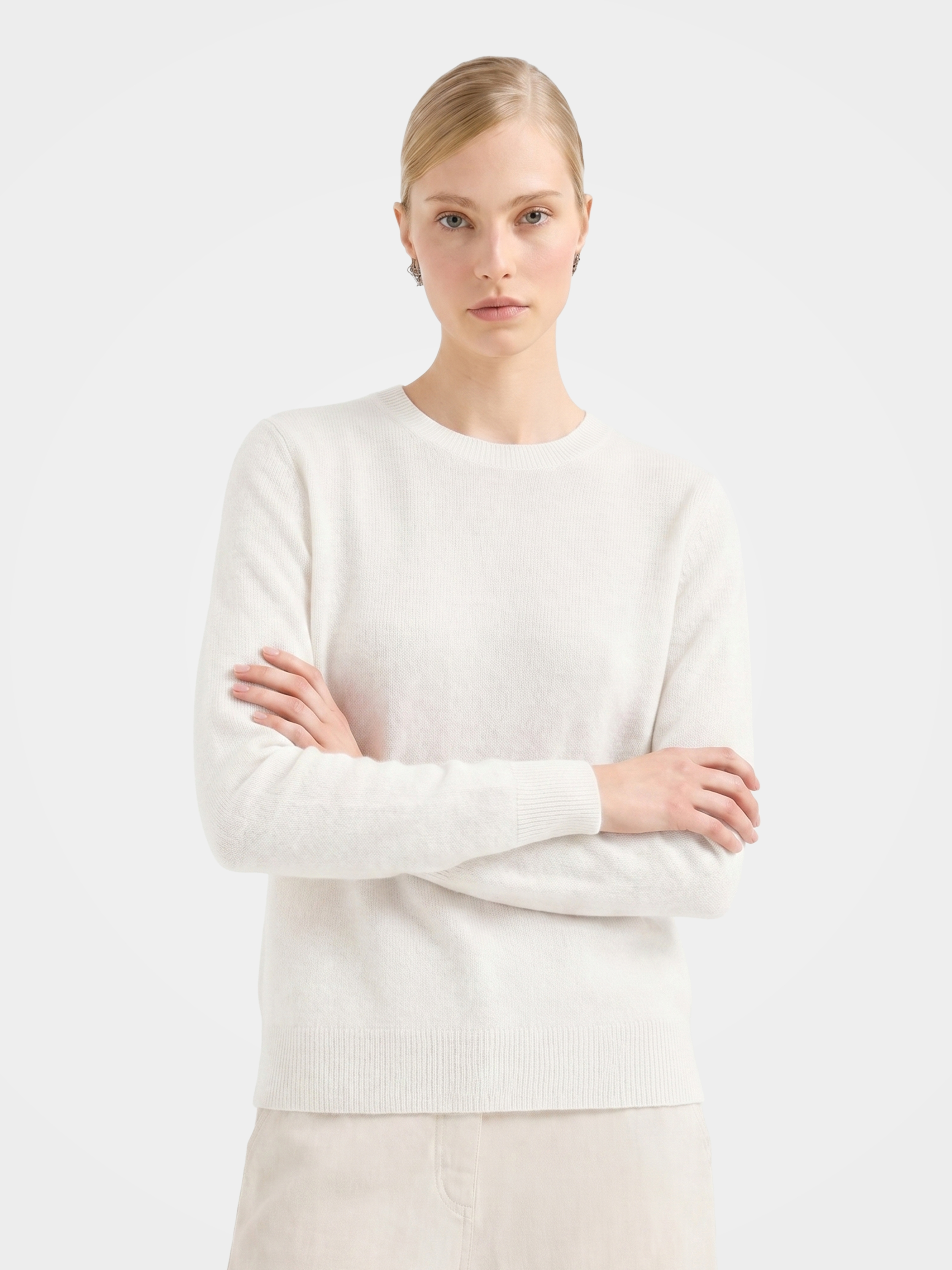 100% Mongolian Cashmere Crewneck Sweater