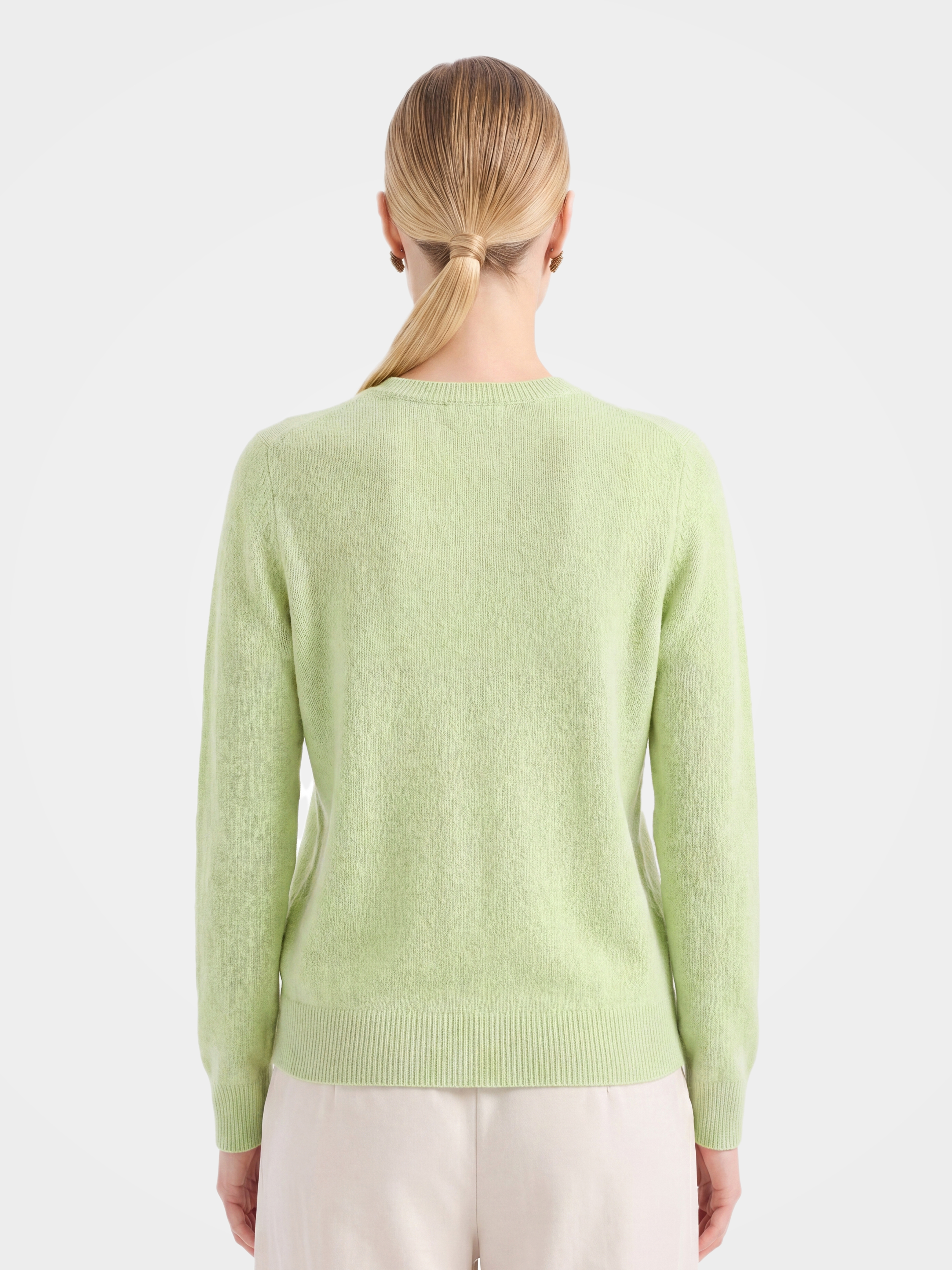100% Mongolian Cashmere Crewneck Sweater