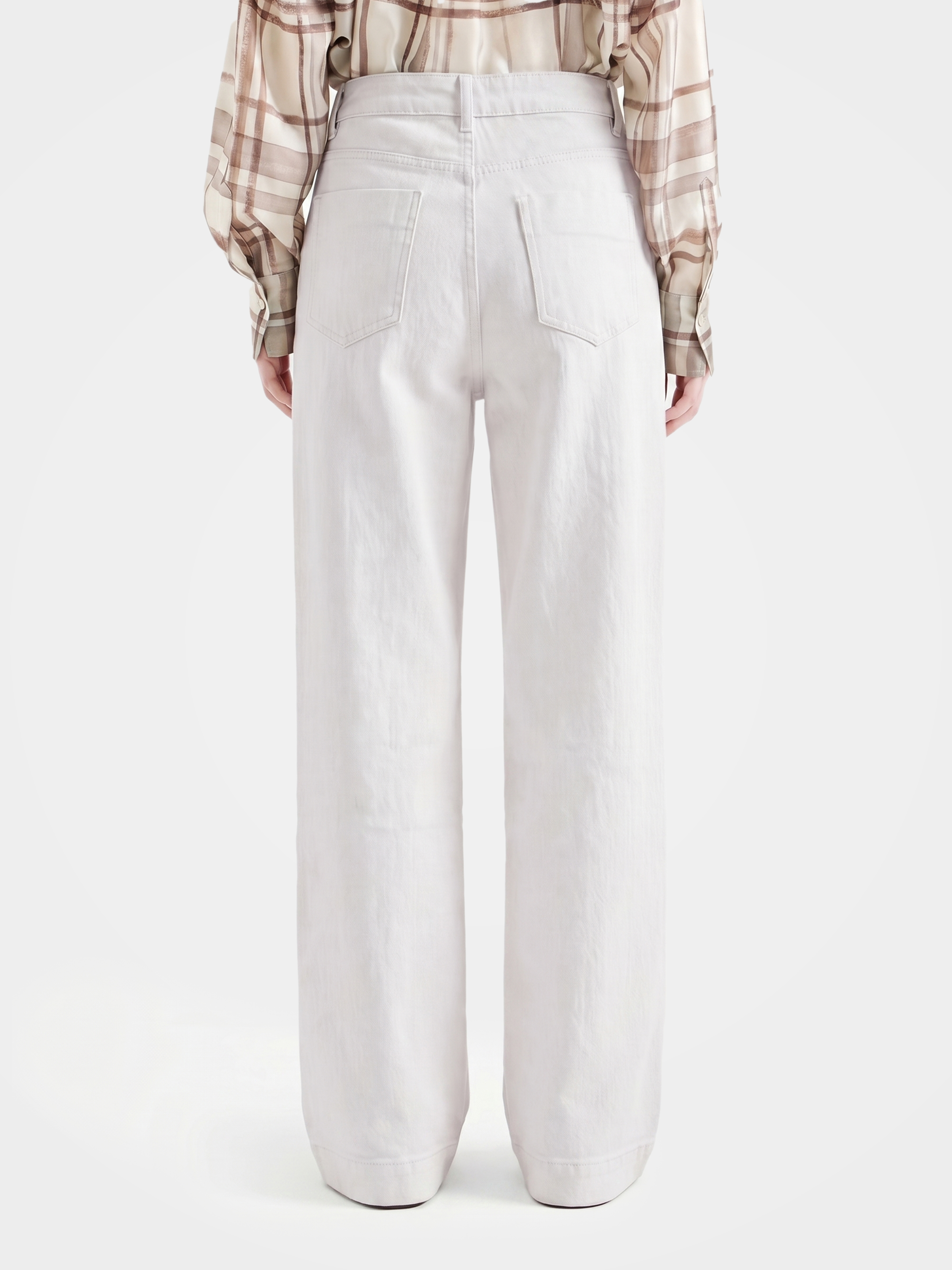 Refined High Rise Wide Leg Pants 