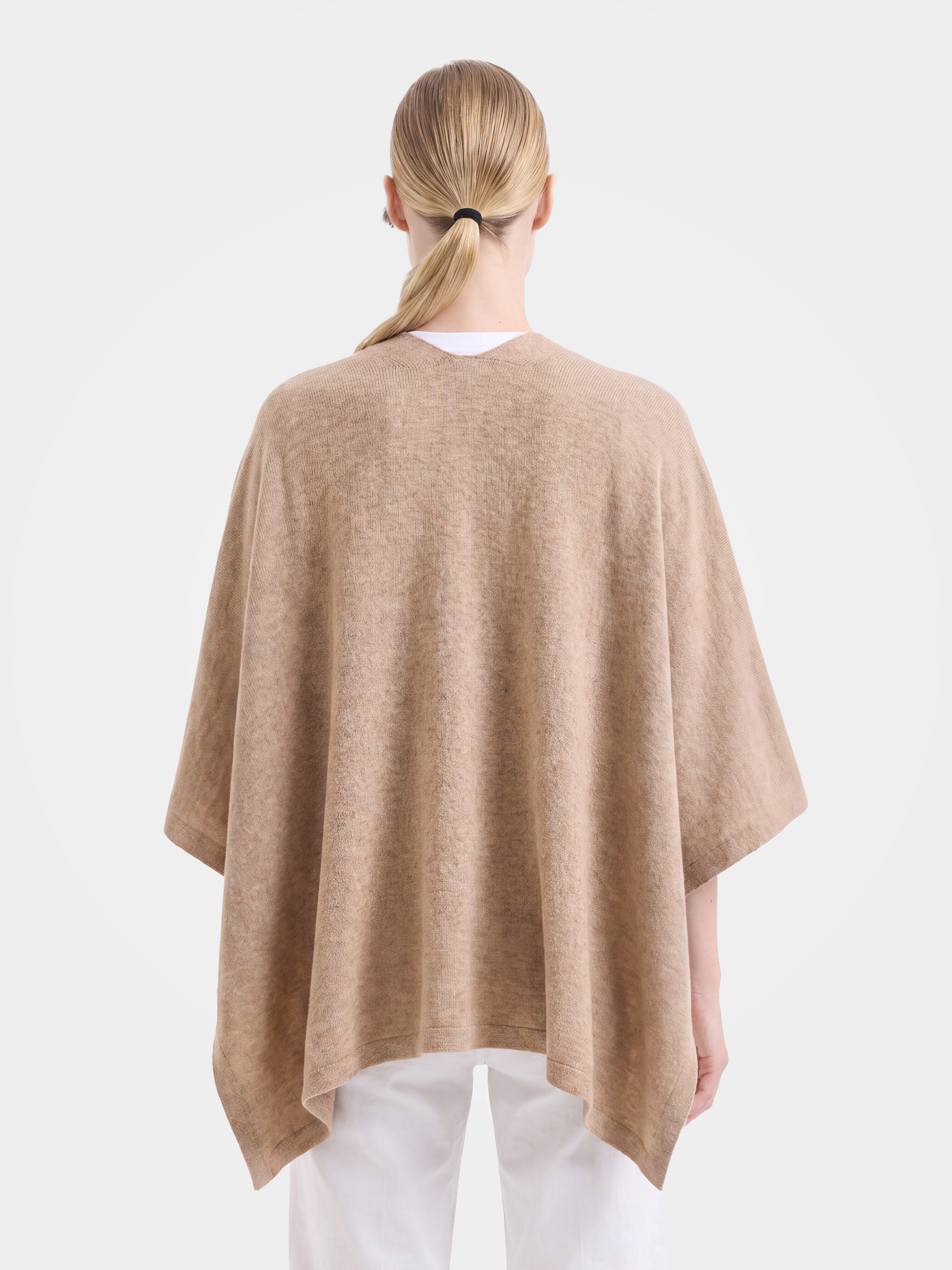 Soft 100% Cashmere Sweater Knitted Poncho