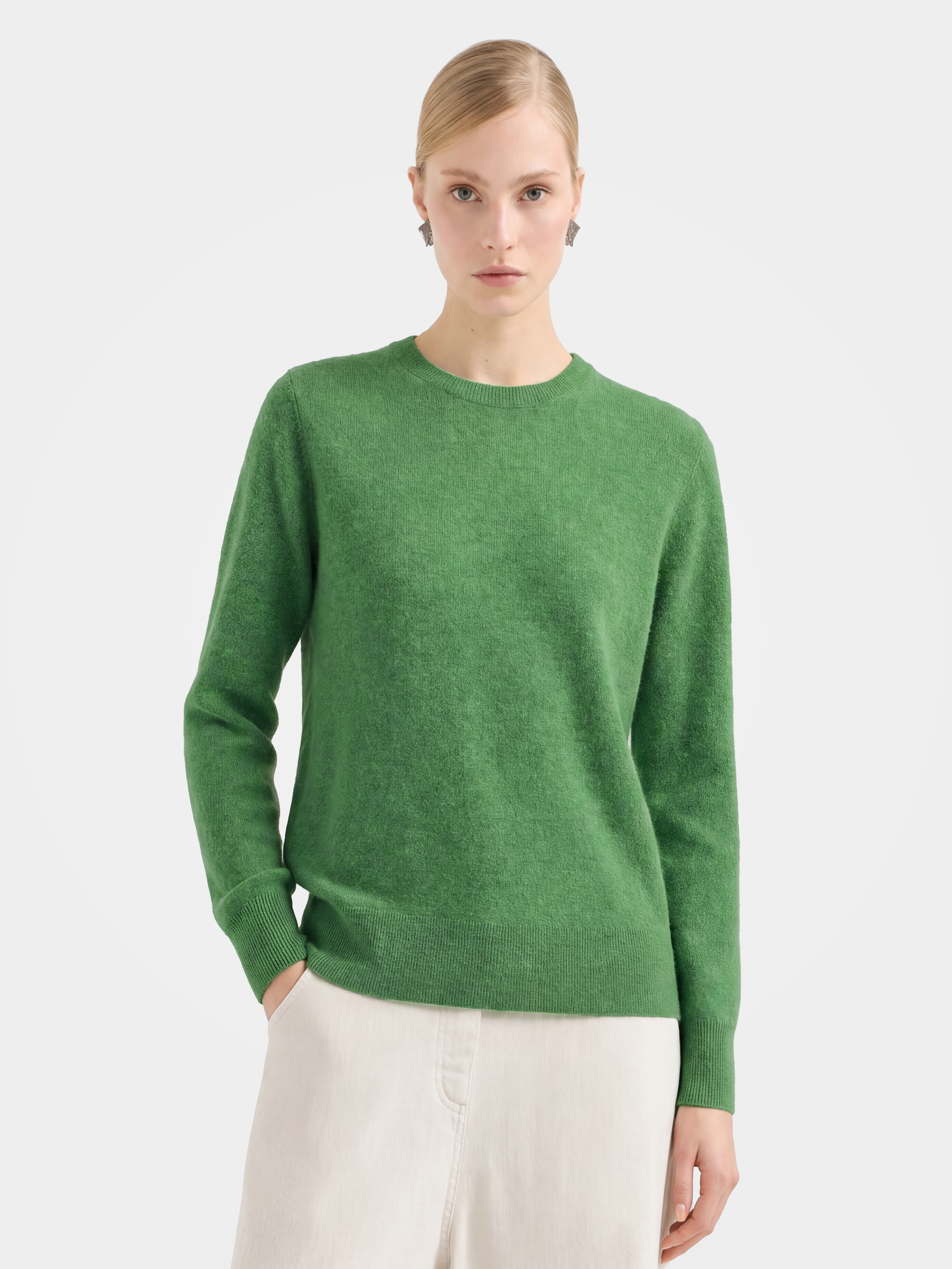100% Mongolian Cashmere Crewneck Sweater
