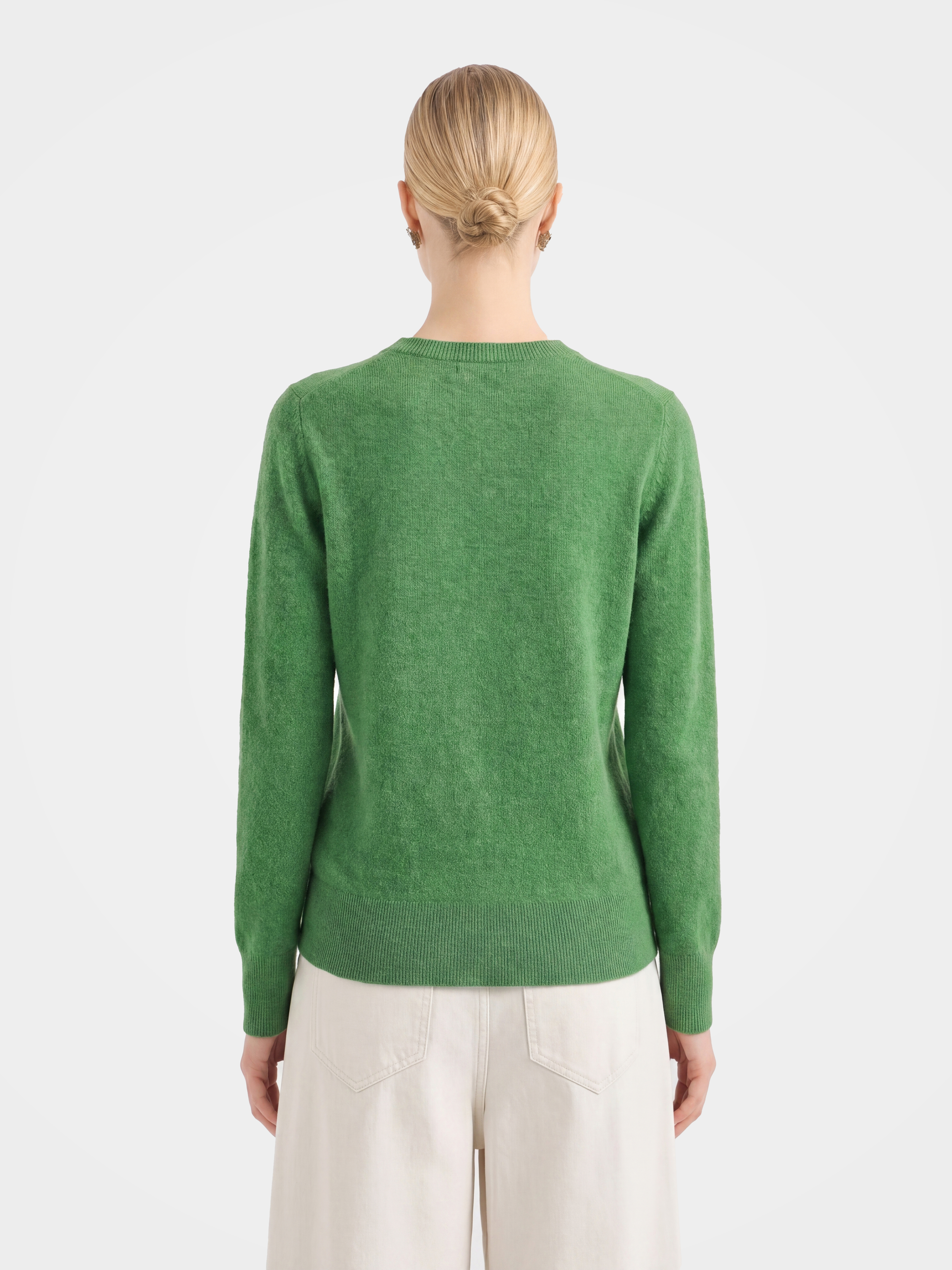 100% Mongolian Cashmere Crewneck Sweater